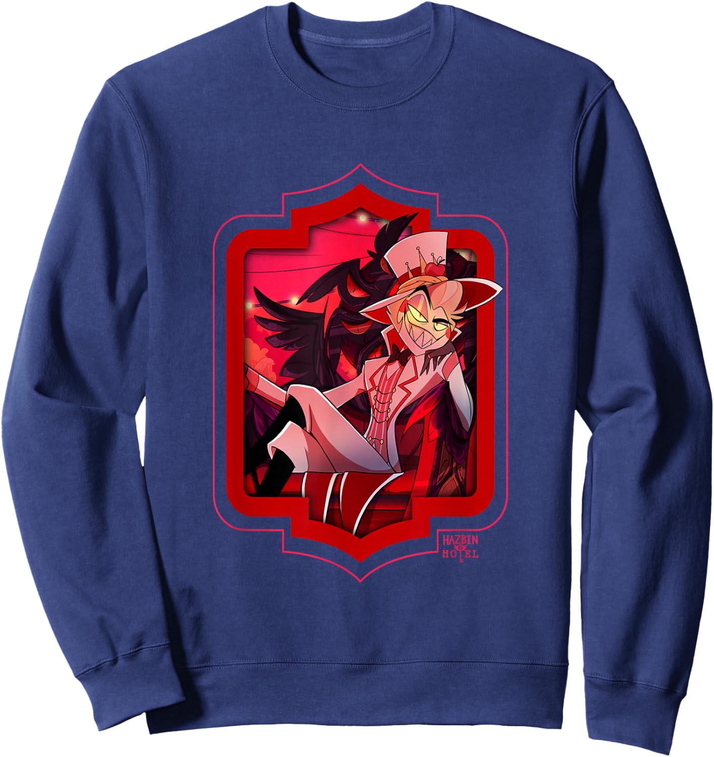 Hazbin Hotel - Lucifer , black Sweatshirt - Sweatshirt | Navy