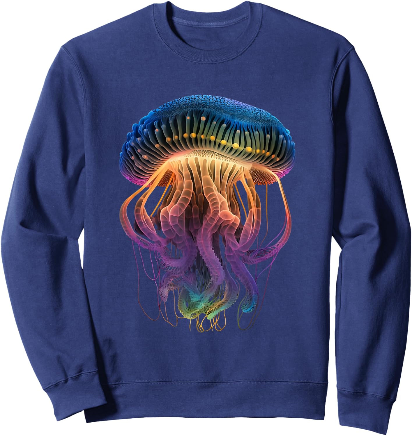 Luminous Jellyfish Sweatshirt - Sweatshirt | Navy