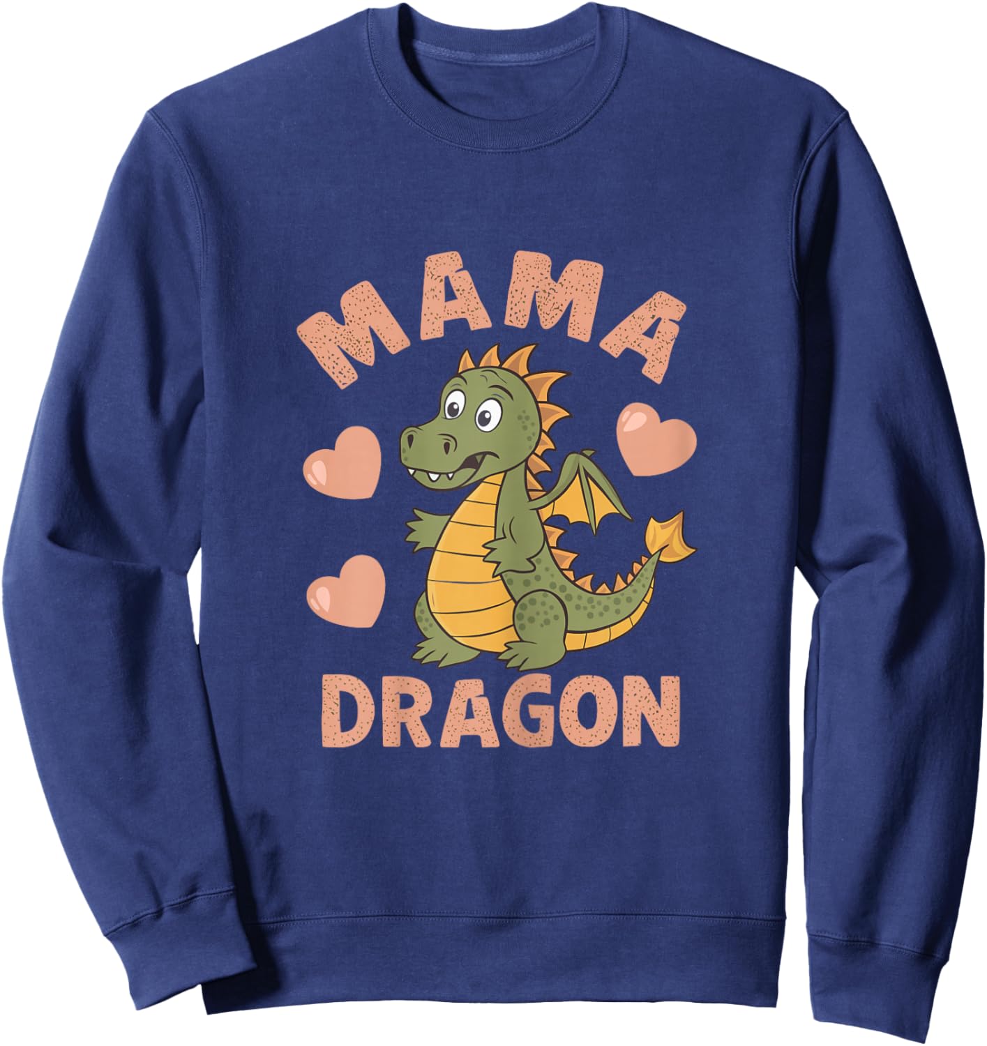 Mama Dragon Matching Family Mom Mother Sweatshirt - Sweatshirt | Navy