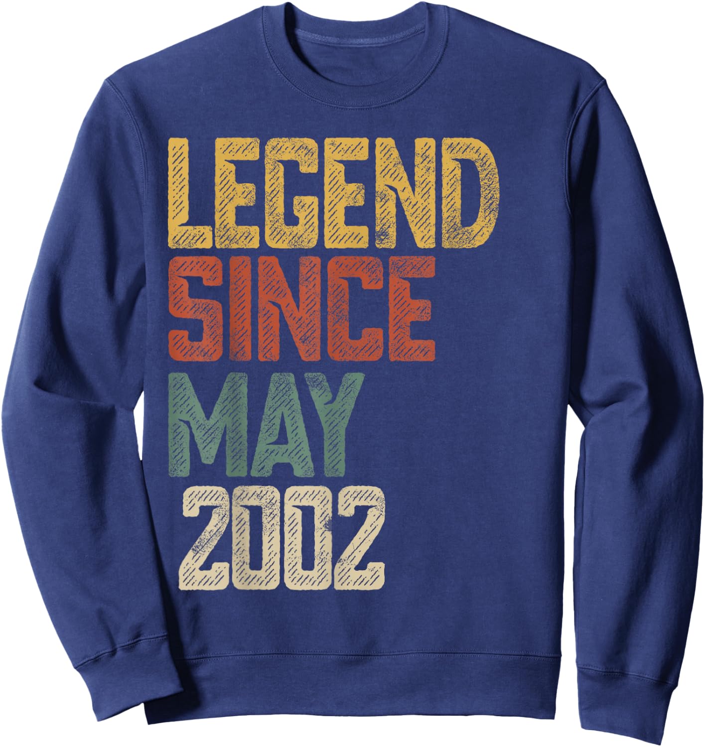 Legend 2002 23 Year Old Women 23th Birthday Sweatshirt - Sweatshirt | Navy