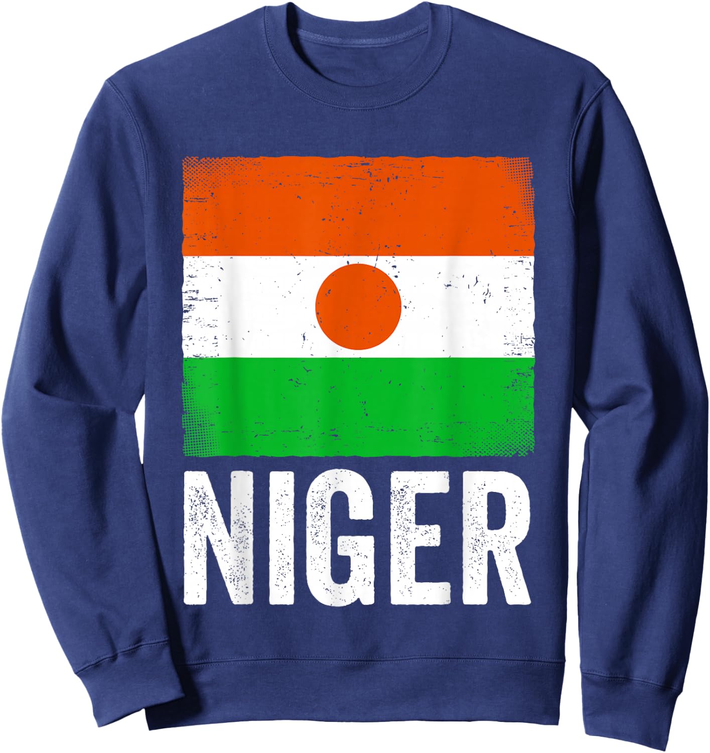 Nigerien Flag Niger Sweatshirt - Sweatshirt | Navy
