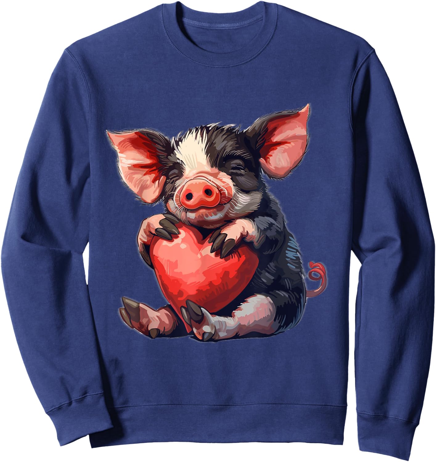 Kune Kune Pig Baby Kune Kune Girl Kune Kune Pig Sweatshirt - Sweatshirt | Navy
