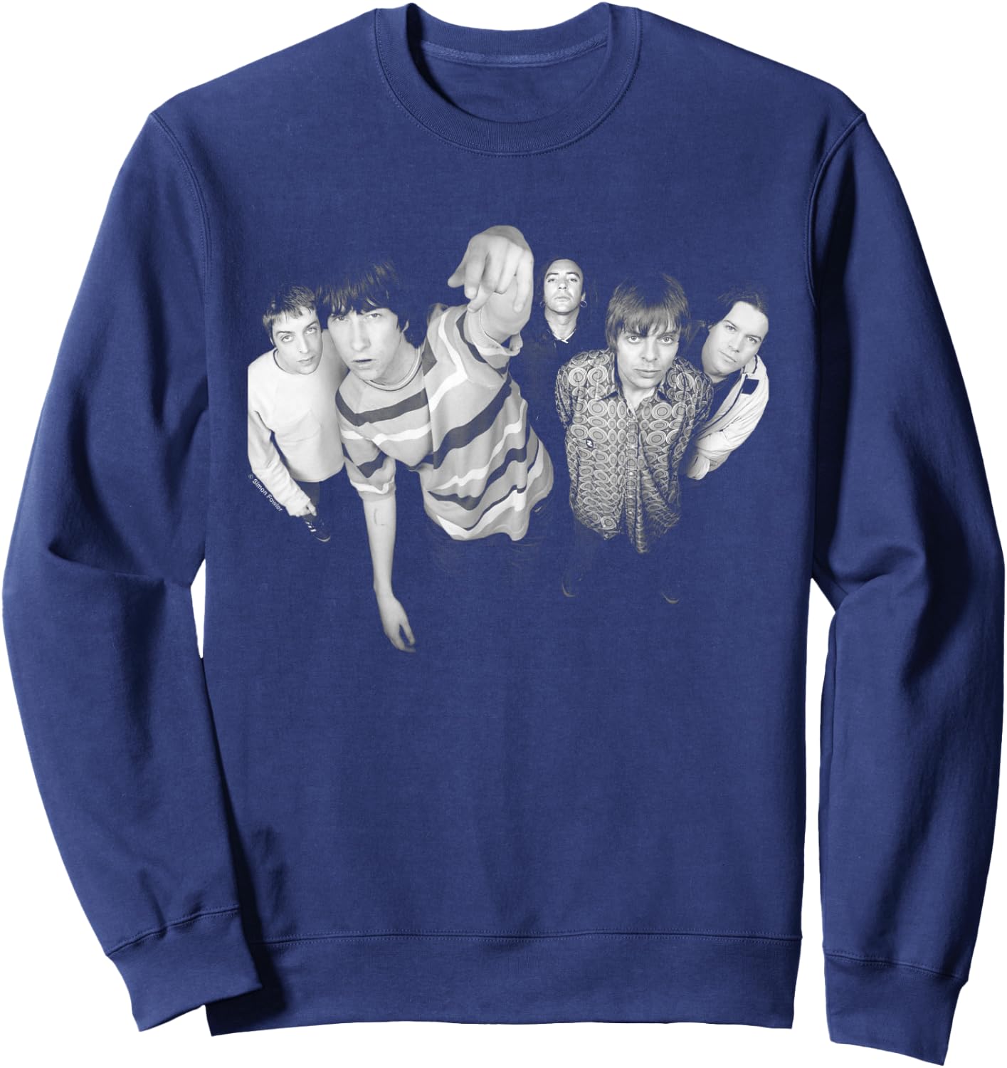Primal Scream Photo by Simon Fowler , Black, S Sweatshirt - Sweatshirt | Navy