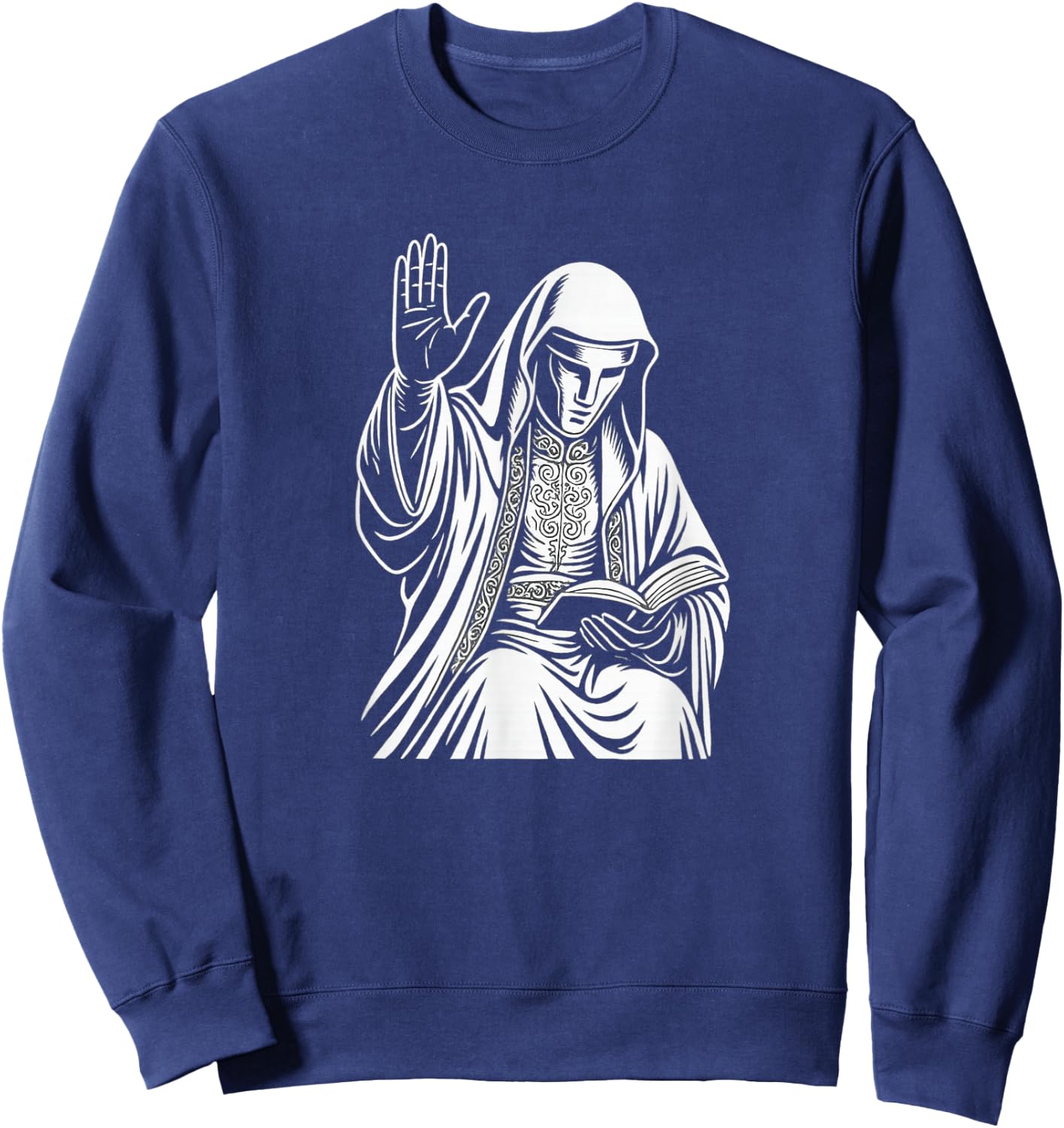 Royal Salute - King Baldwin Memes IV - Jerusalem Sweatshirt - Sweatshirt | Navy
