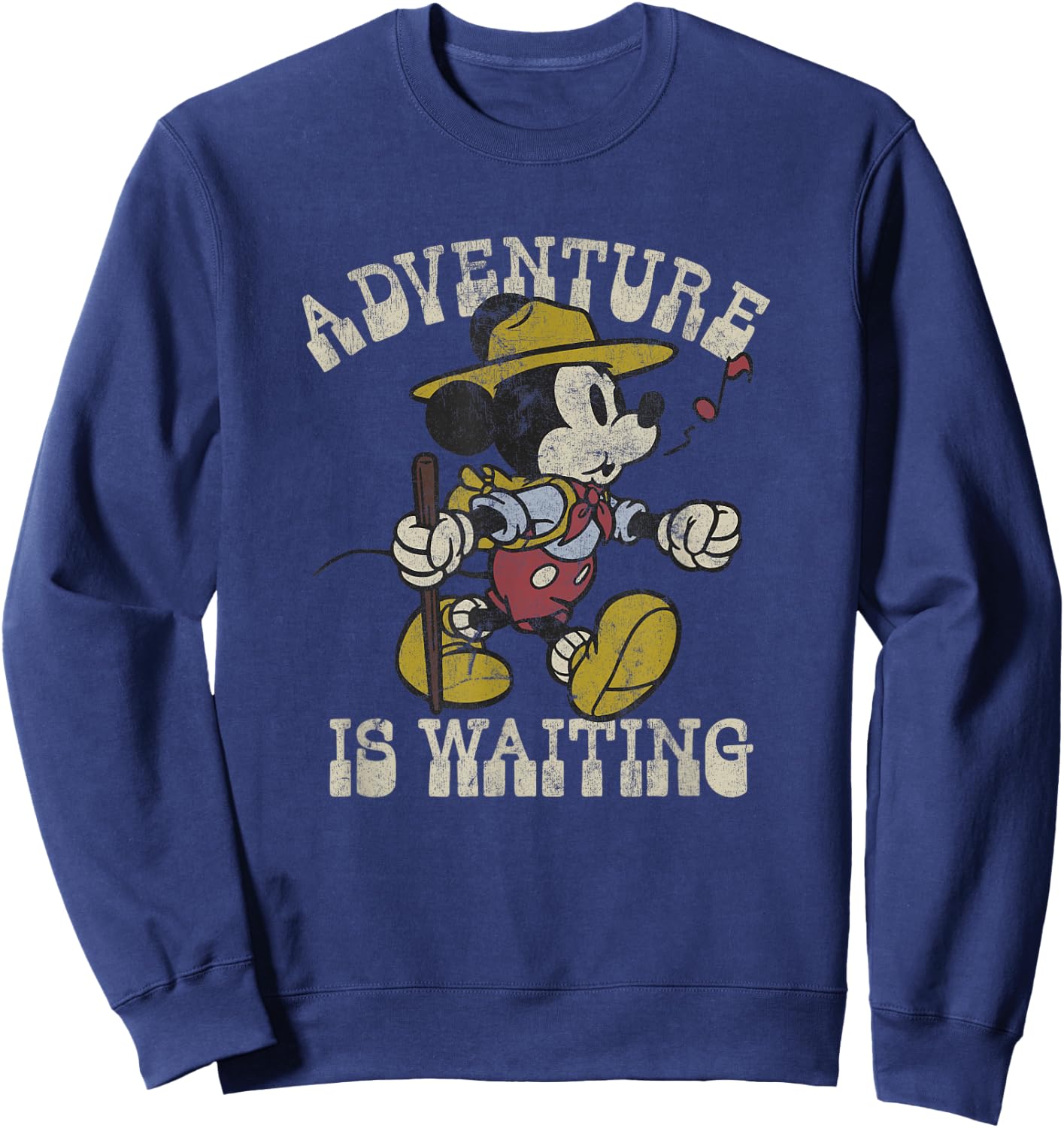 Disney Mickey & Friends Camping Mickey Adventure is Waiting Sweatshirt - Sweatshirt | Navy