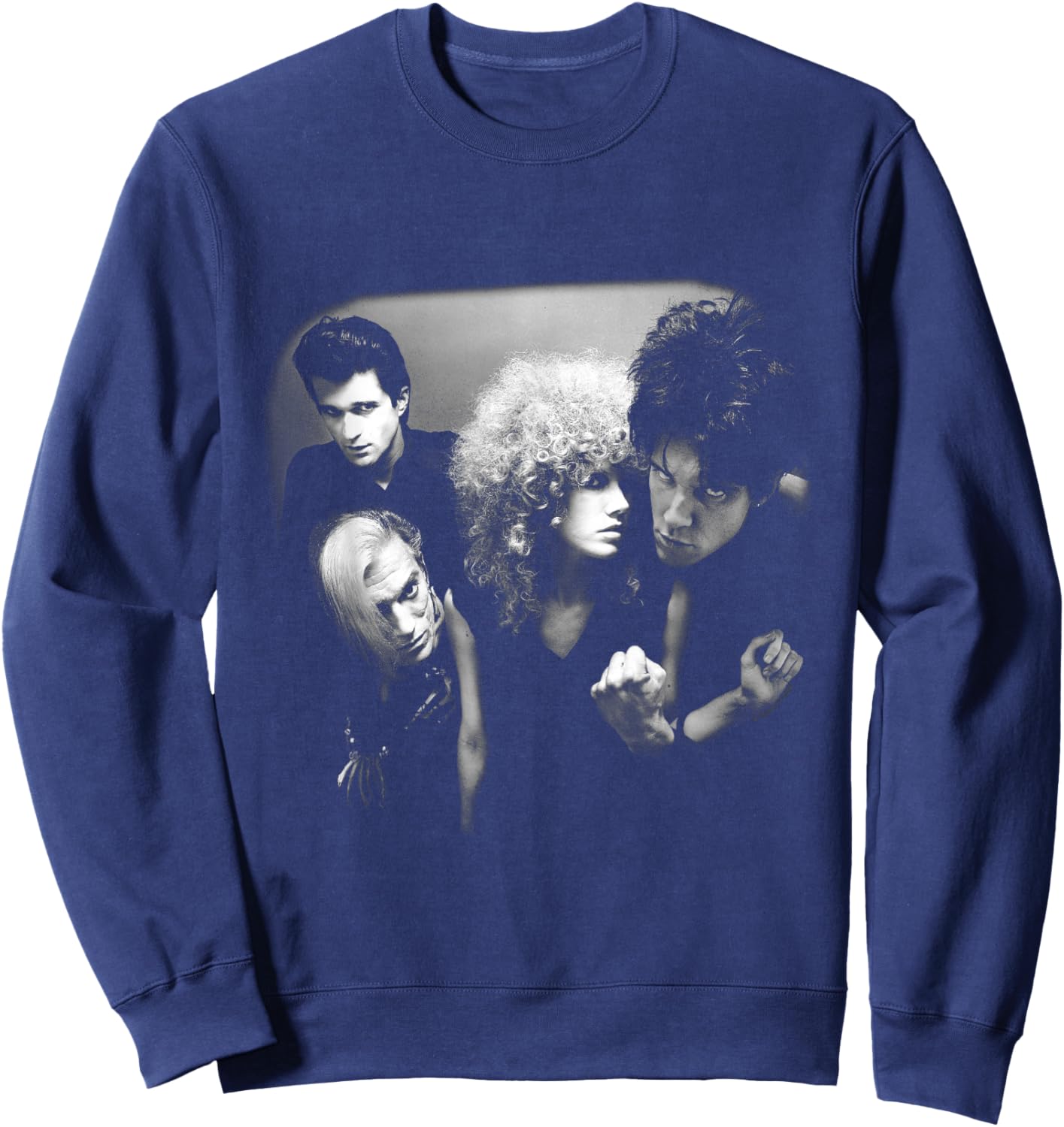 The Cramps Punk Band Shoot by Simon Fowler , Black, S Sweatshirt - Sweatshirt | Navy