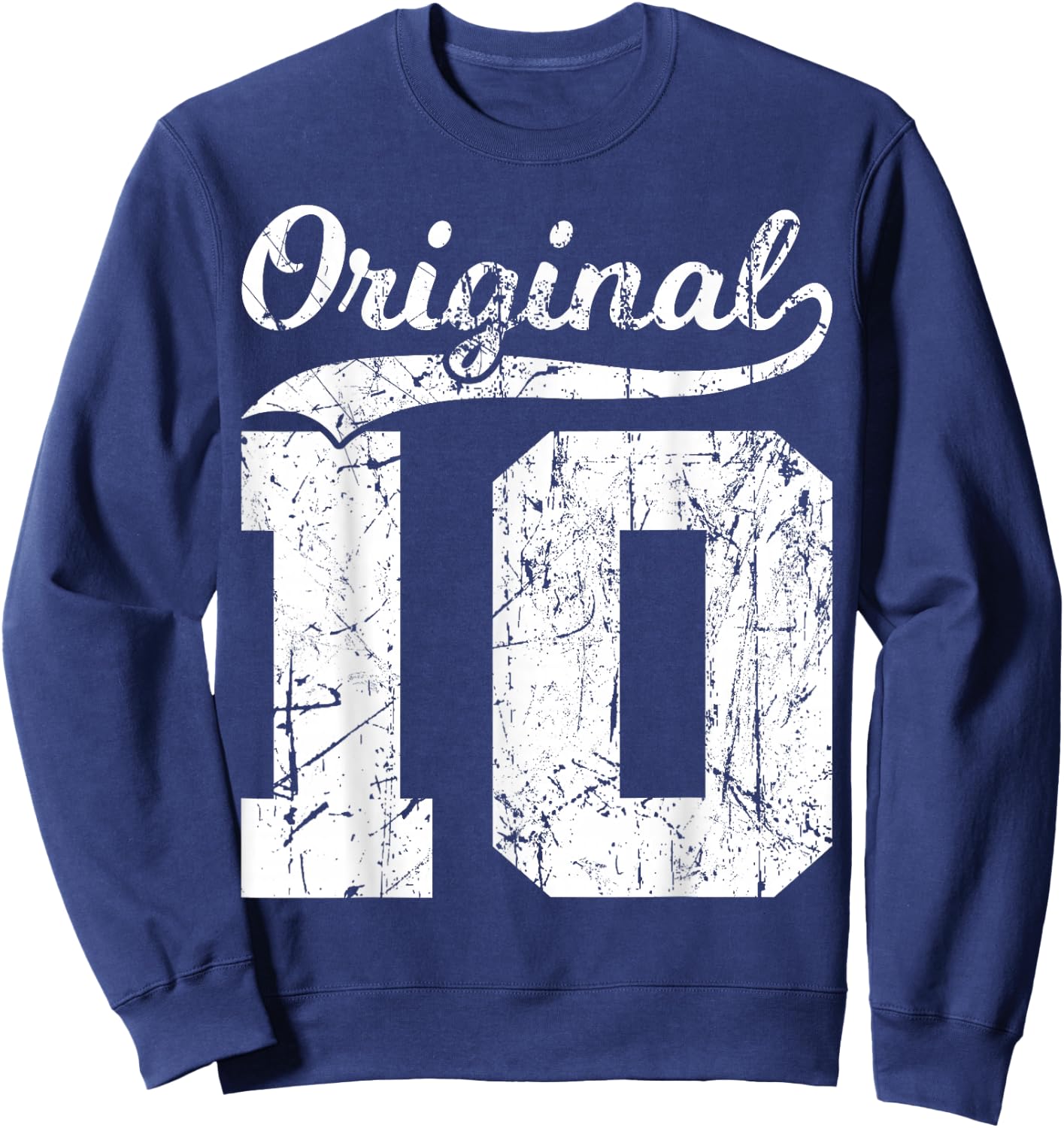 10 Original 14 Years Boy Girl Birthday , black Sweatshirt - Sweatshirt | Navy