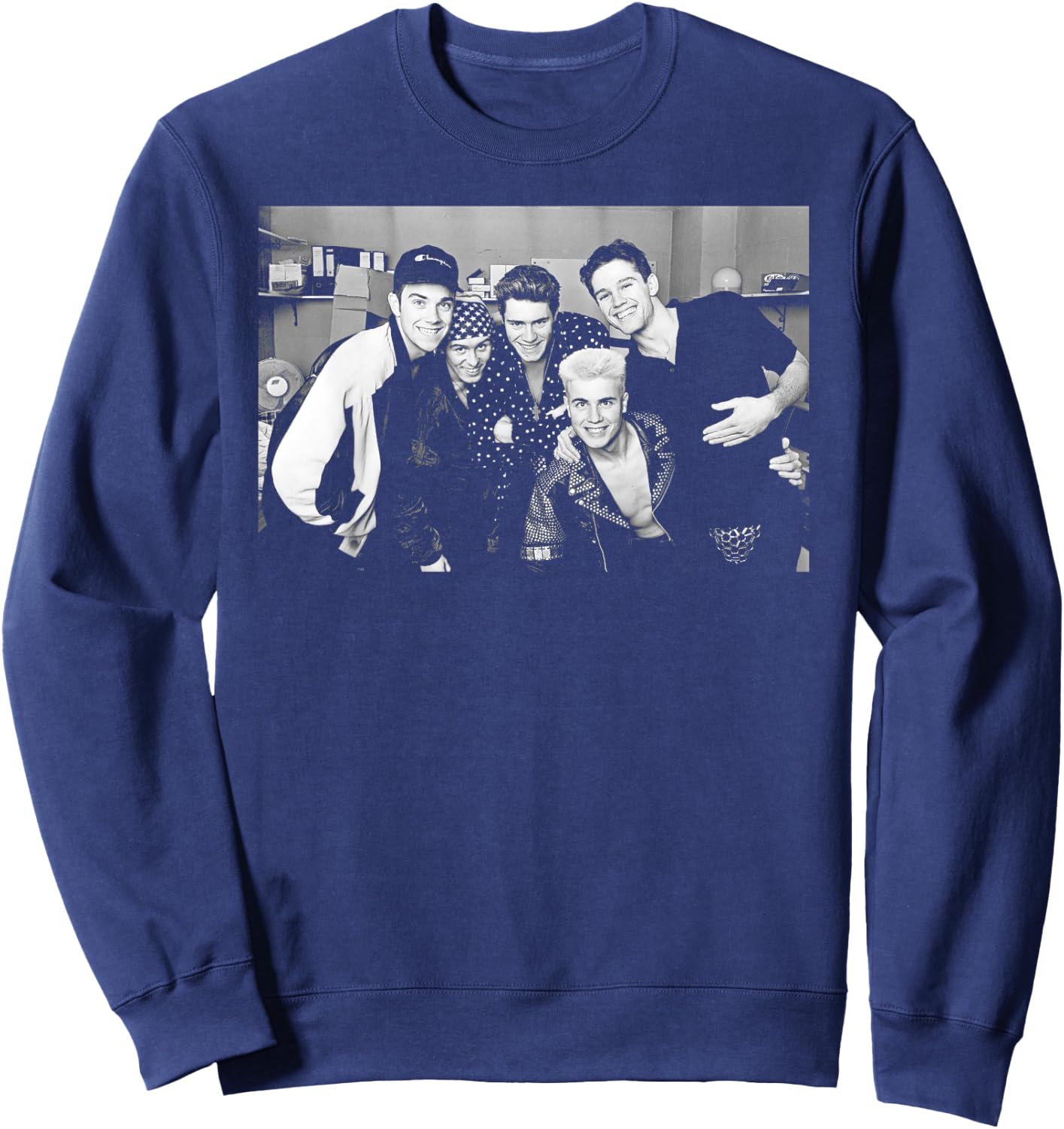 Take That Boyband Backstage Nightclub 1991 , black Sweatshirt - Sweatshirt | Navy