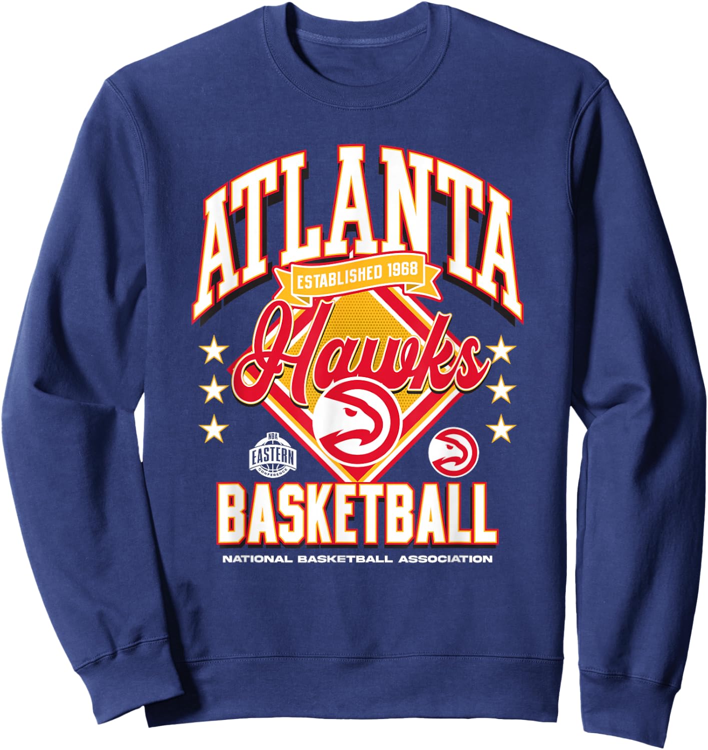 NBA Official Atlanta Hawks Tip Off Sweatshirt - Sweatshirt | Navy