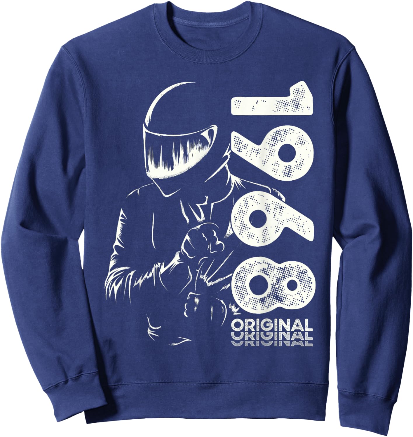 53rd Birthday Man Motorcycle Biker Biker 1968 Sweatshirt - Sweatshirt | Navy