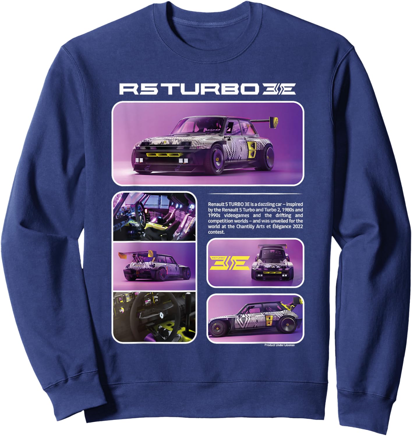 Renault R5 Turbo 3E Concept Car Electric Sweatshirt - Sweatshirt | Navy