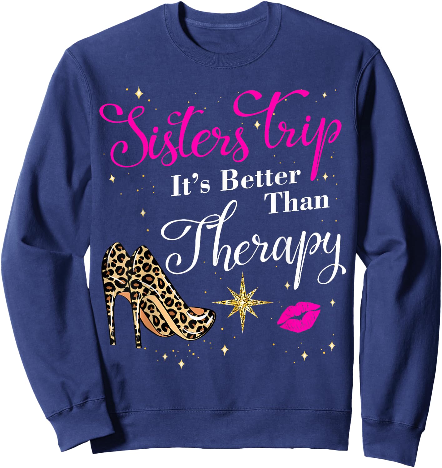 Girls Sisters Trip 2026 Nashville Las Vegas Weekend Birthday Sweatshirt - Sweatshirt | Navy