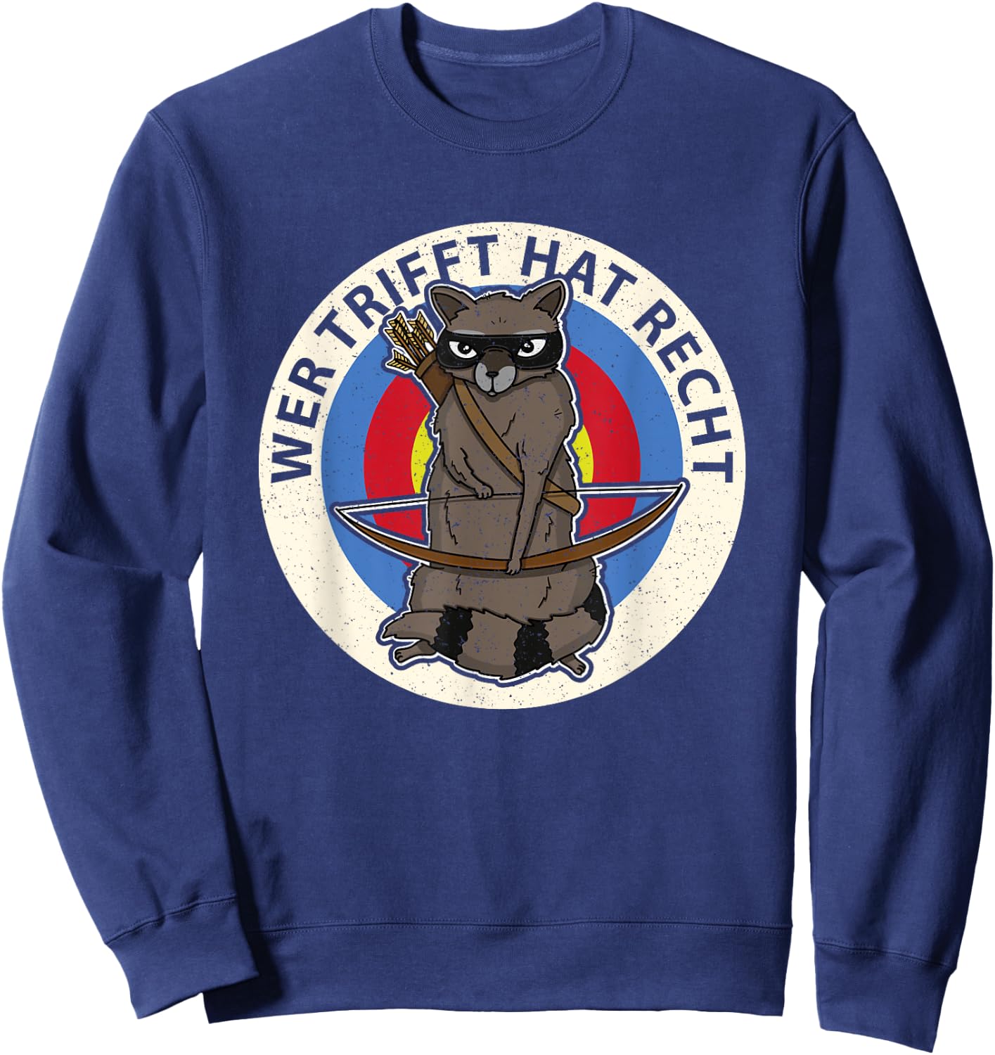 Bogenschütze Bogenschießen Bogensport Zielscheibe Pfeil Sweatshirt - Sweatshirt | Navy