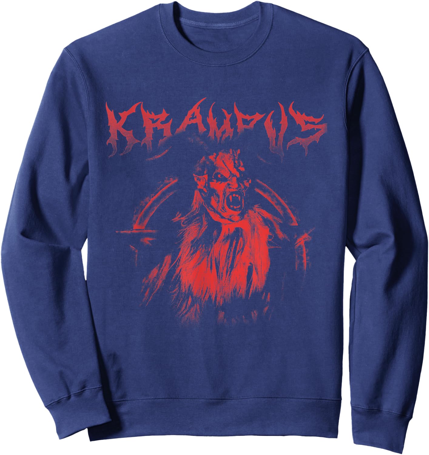 Kramperl Perchten Santa's Helper Christmas Demon Krampus Sweatshirt - Sweatshirt | Navy