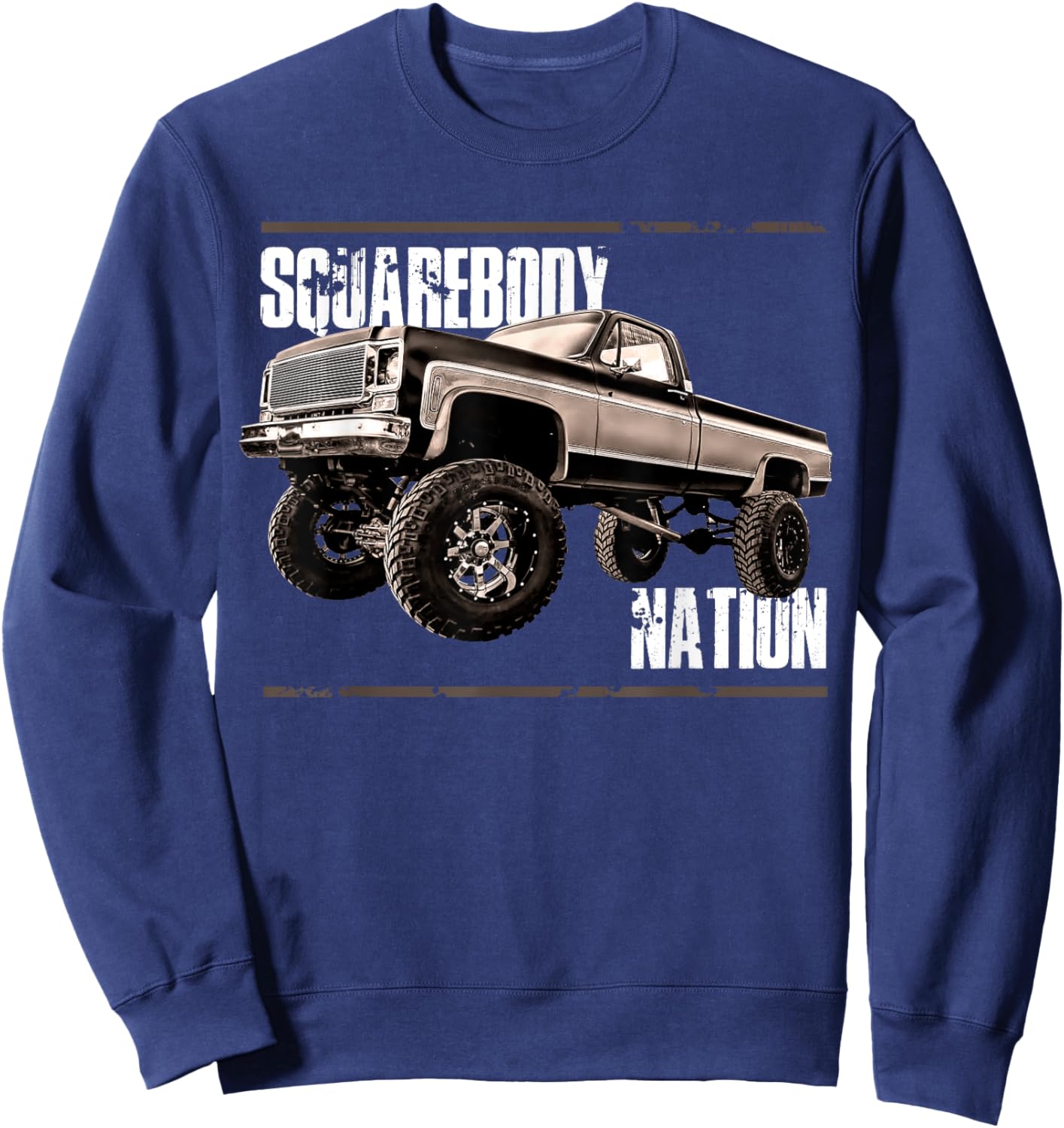 Squarebody Classic Square body Vintage Squarebody Nation Sweatshirt - Sweatshirt | Navy