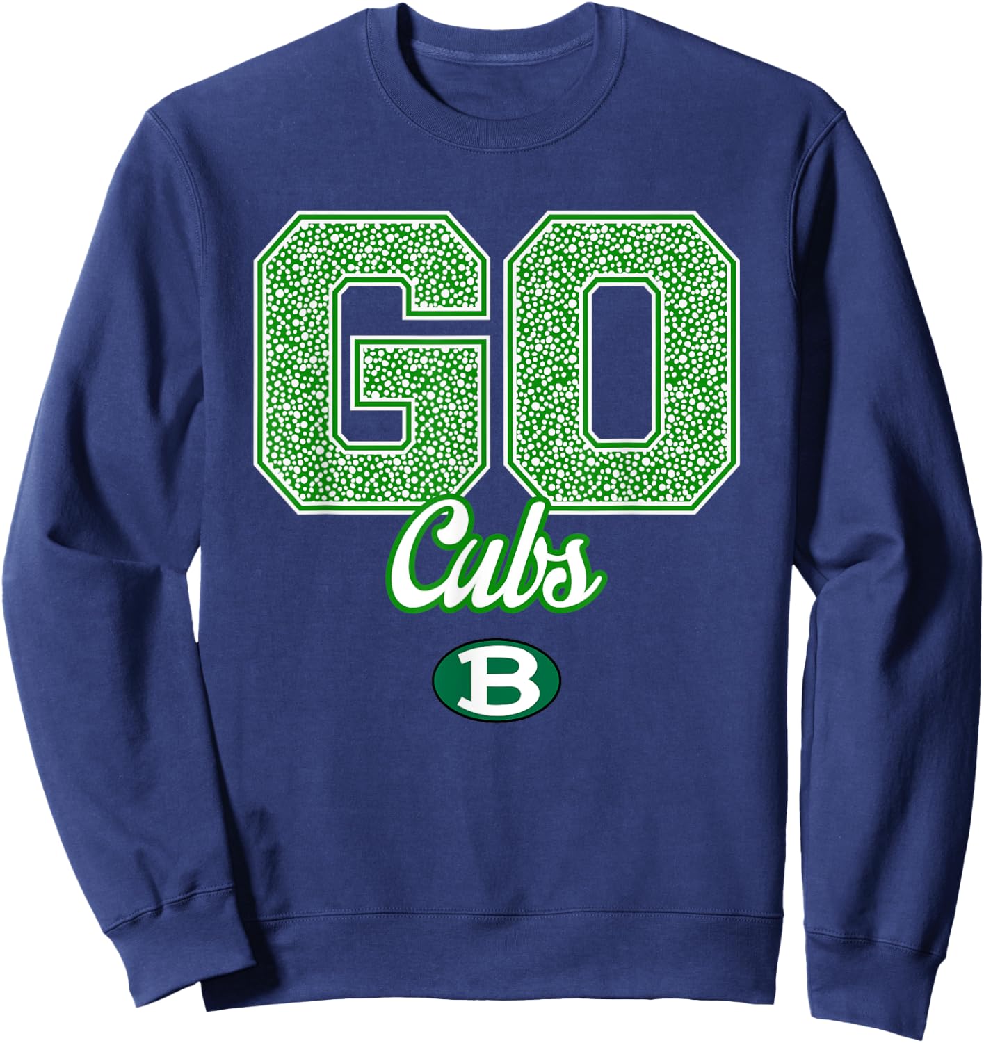 Brenham Cubs Logo GO! School Pride HS Sweatshirt - Sweatshirt | Navy