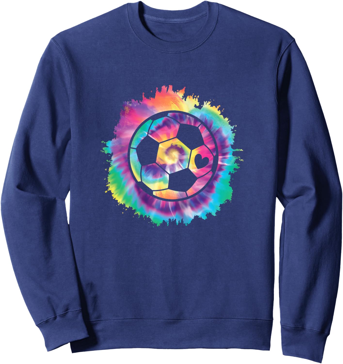 Cute Soccer Girl Player Soccer Lover Women Girls Kids Sweatshirt - Sweatshirt | Navy