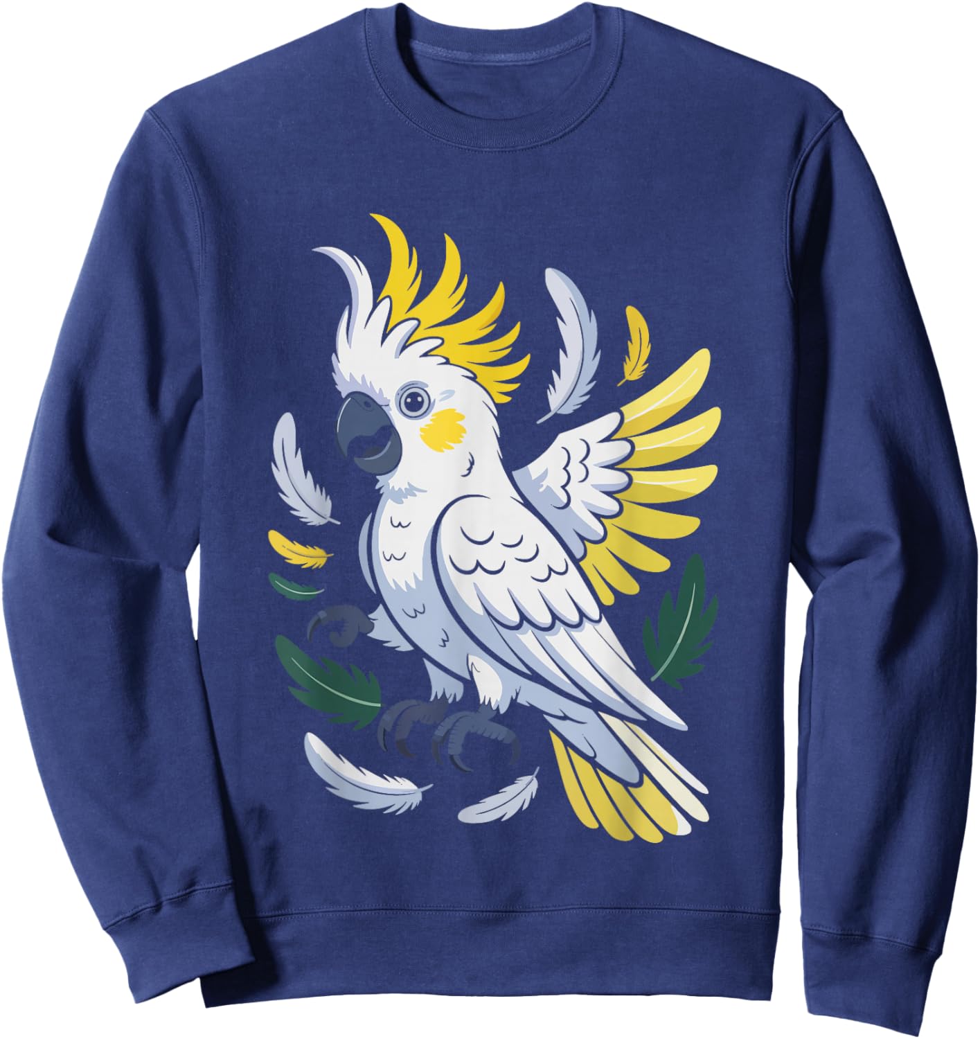 Propriétaire Cacatoès Blanc Maman De Compagnie Sweatshirt - Sweatshirt | Navy