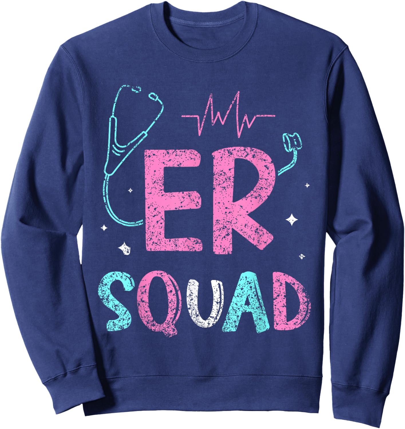Er Squad Emergency Room Er Nurse Ed Nurses Nursing Sweatshirt - Sweatshirt | Navy