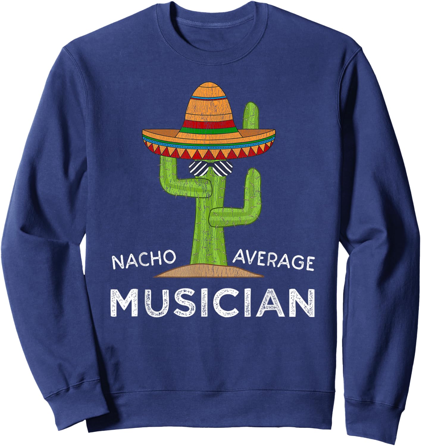 Funny Musician Sweatshirt - Sweatshirt | Navy