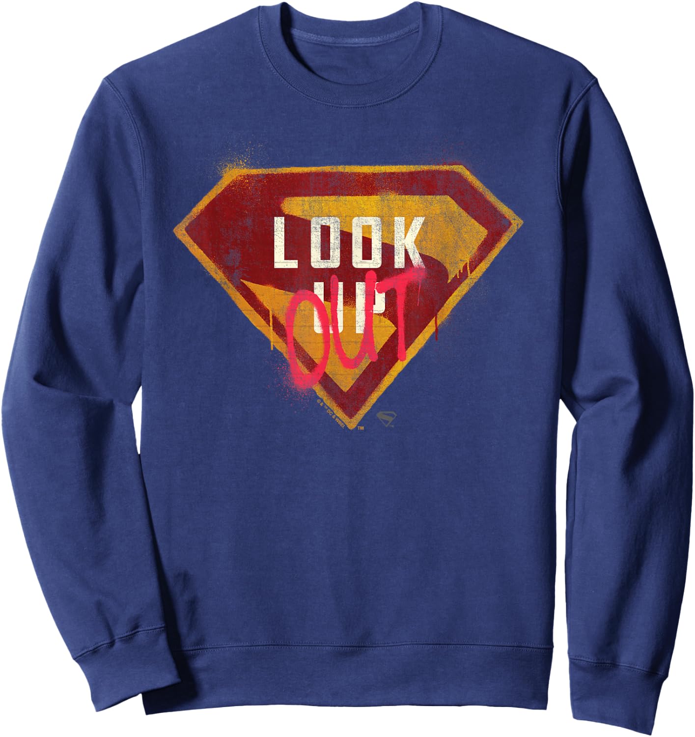 Supergirl 2026 Look Out Sweatshirt - Sweatshirt | Navy
