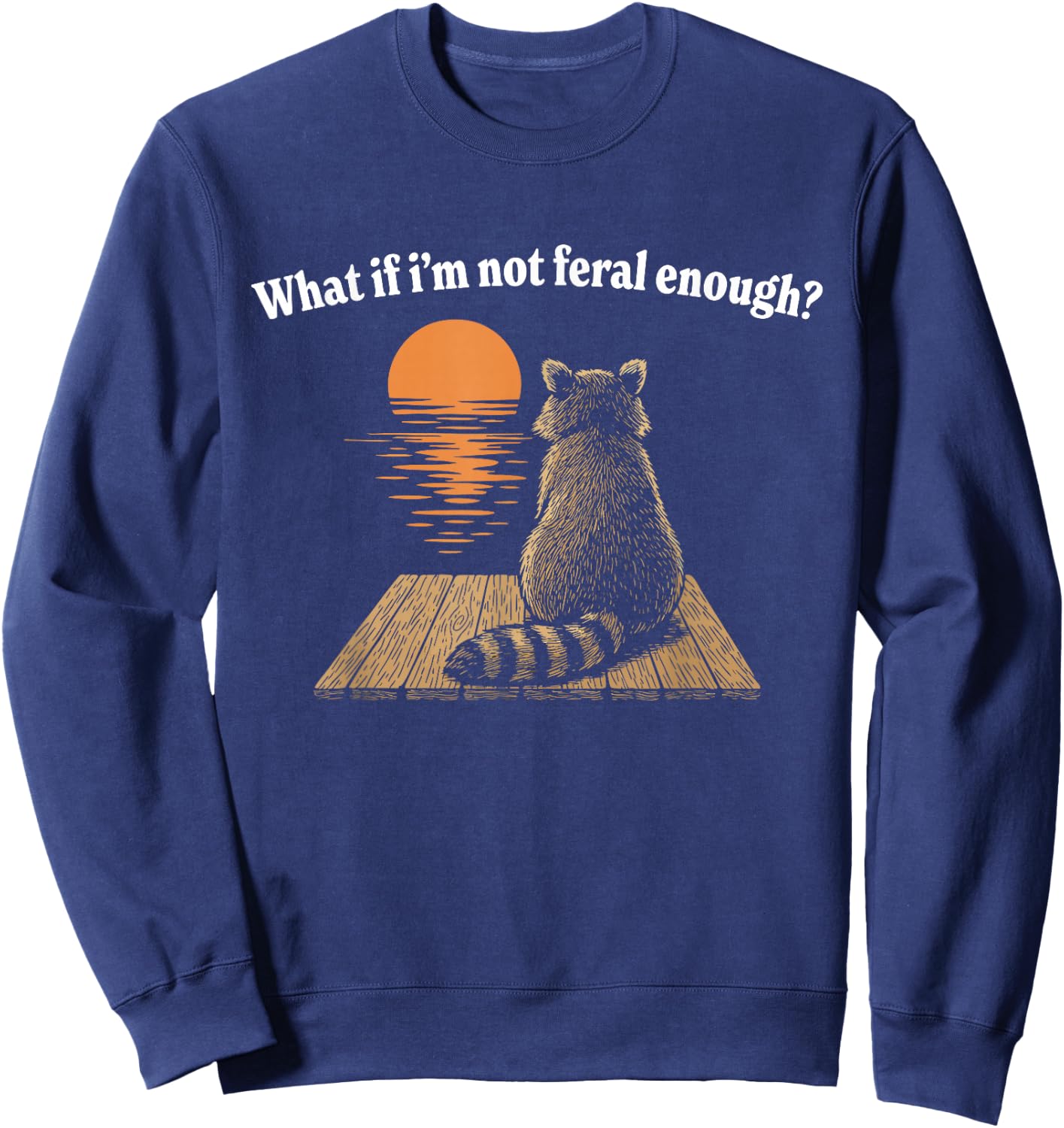 Feral Racoon Sweatshirt - Sweatshirt | Navy