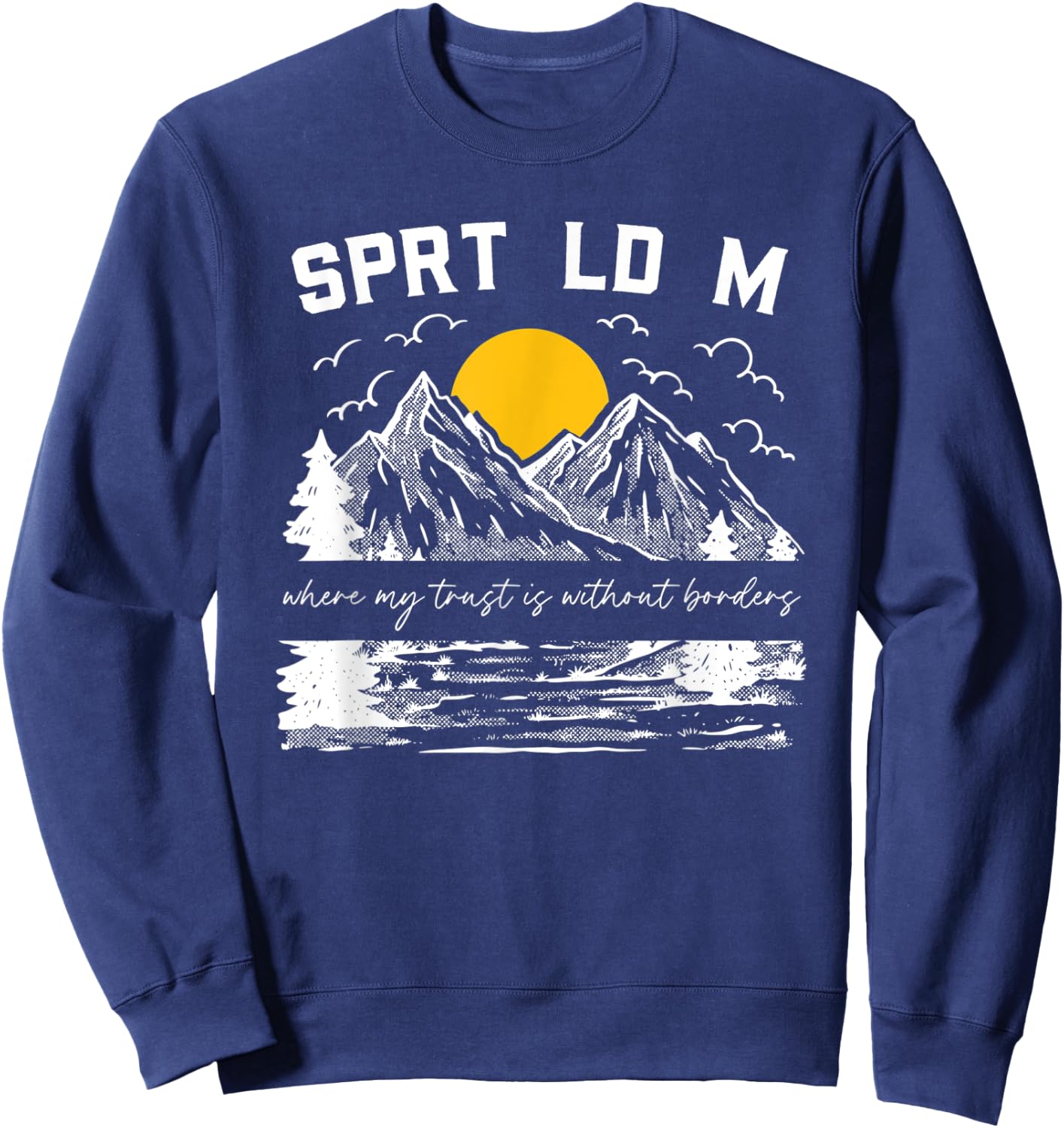 Spirit Lead ME Sprt Ld M Kirche Jesus Christus Christlich Sweatshirt - Sweatshirt | Navy