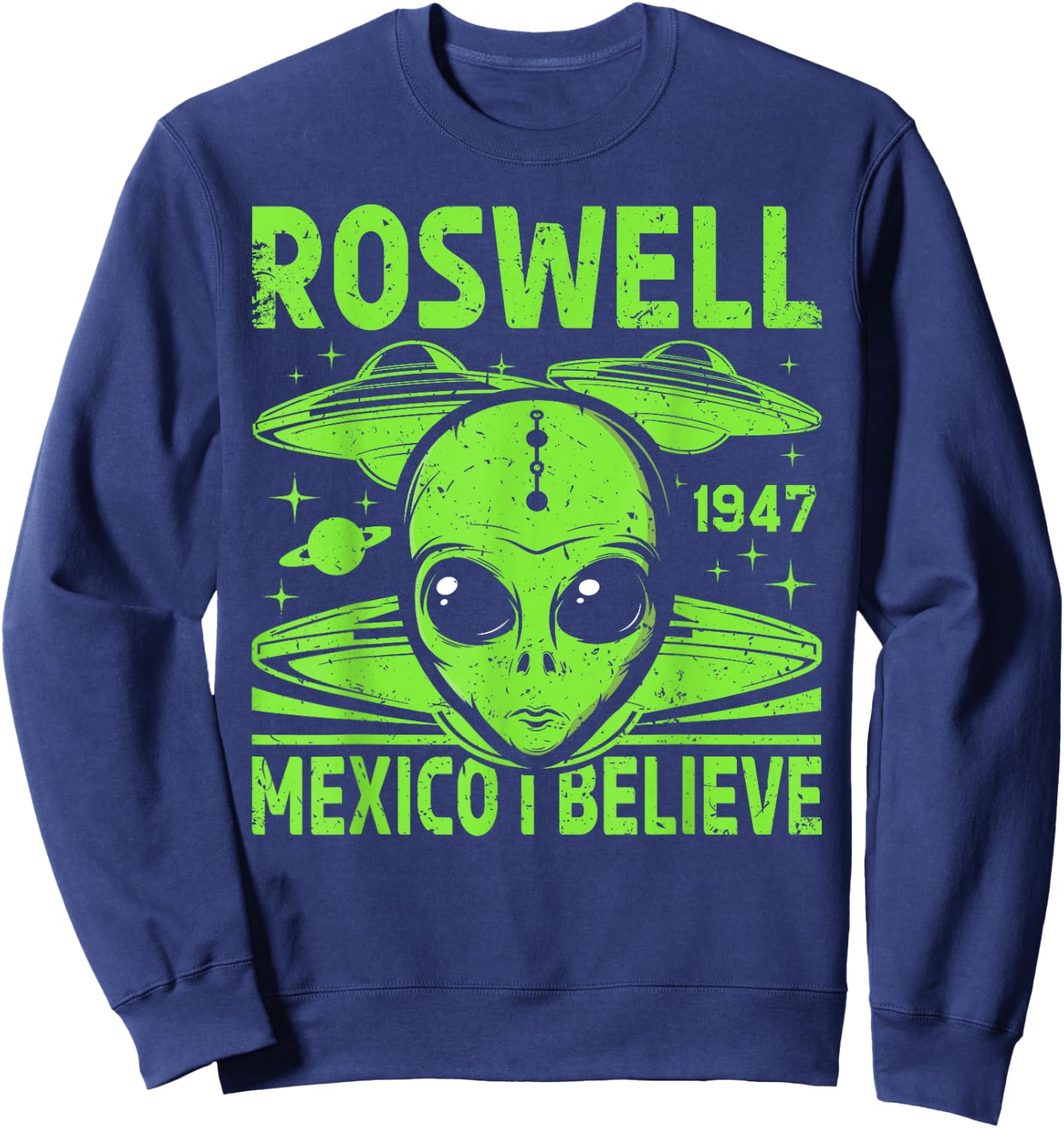 Aliens sind echte Roswell Sweatshirt - Sweatshirt | Navy