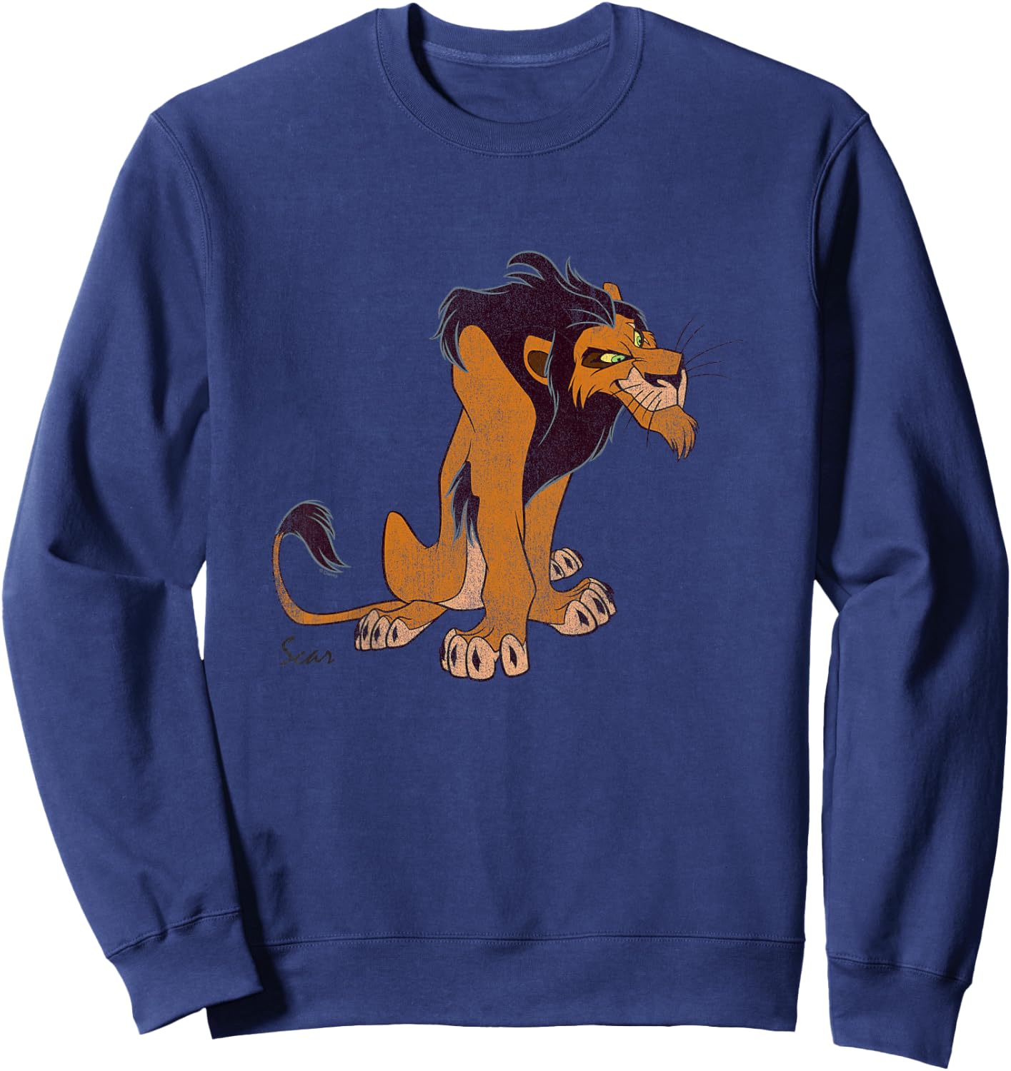 Kids Lion King Scar Classic , white, 2 Sweatshirt - Sweatshirt | Navy