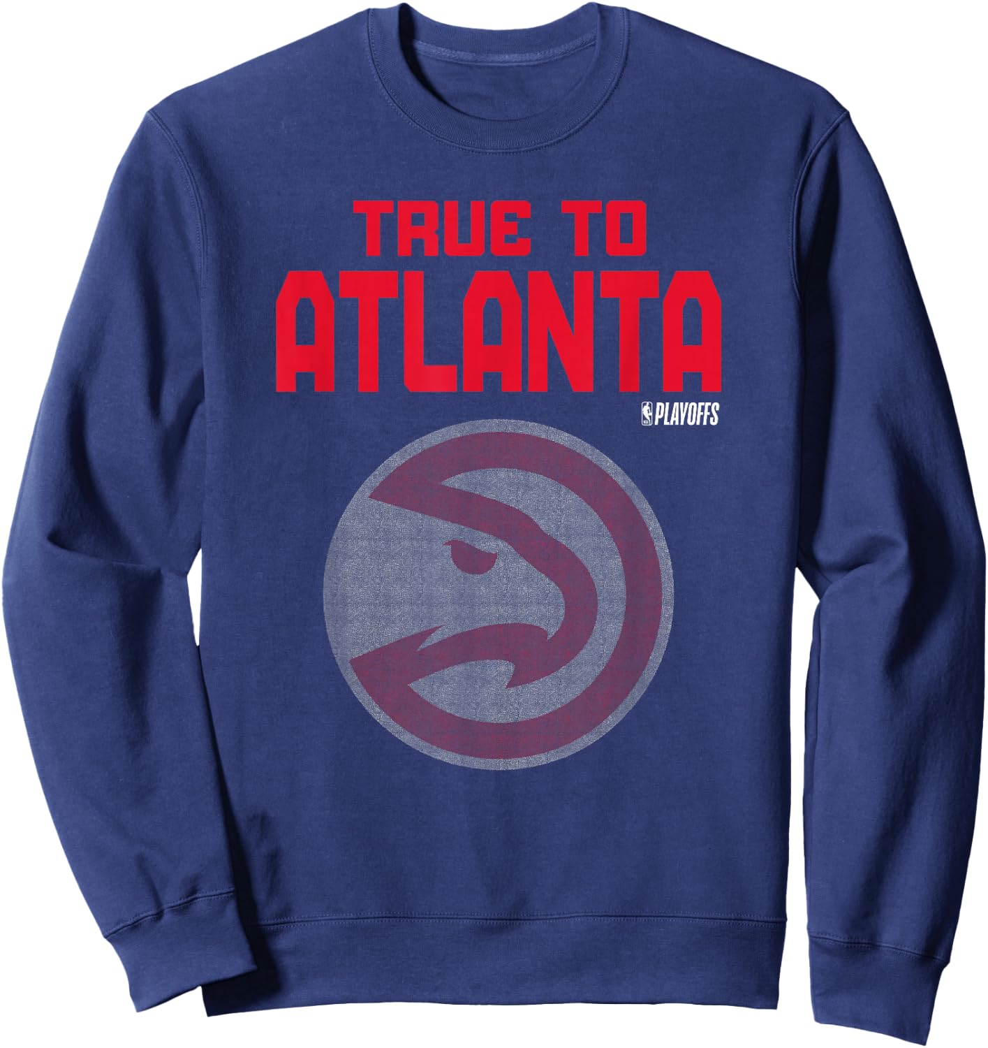 NBA 2026 Playoffs Mantra Hawks Billboard Sweatshirt - Sweatshirt | Navy