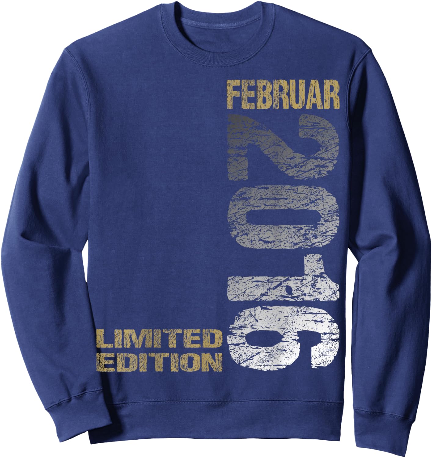 February 2016 Boy Girl 8th Birthday Limited Edition , black Sweatshirt - Sweatshirt | Navy