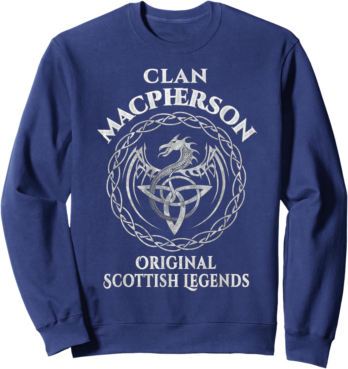 MacPherson Original Scottish Legends - MacPherson Family Sweatshirt - Sweatshirt | Navy