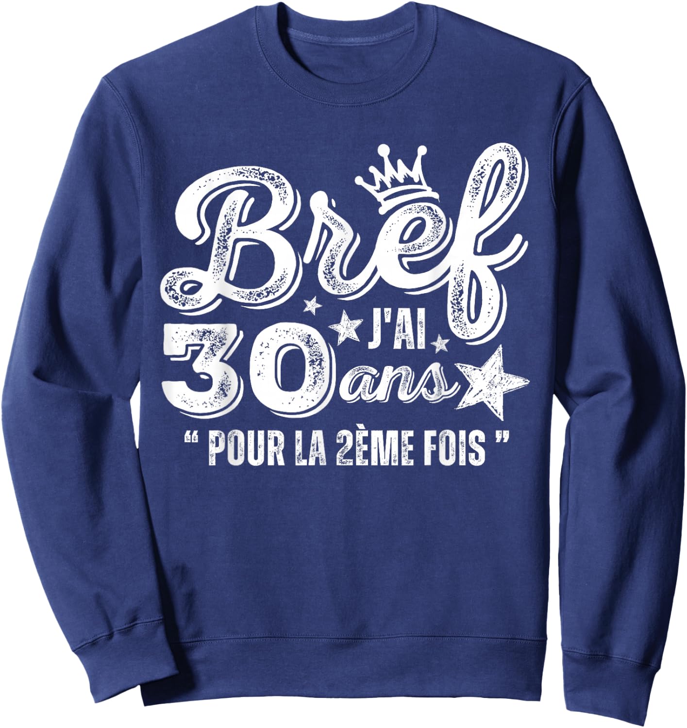 Funny Gift 60 Years Anniv 60 Birthday Humor 1965 , Black, S Sweatshirt - Sweatshirt | Navy