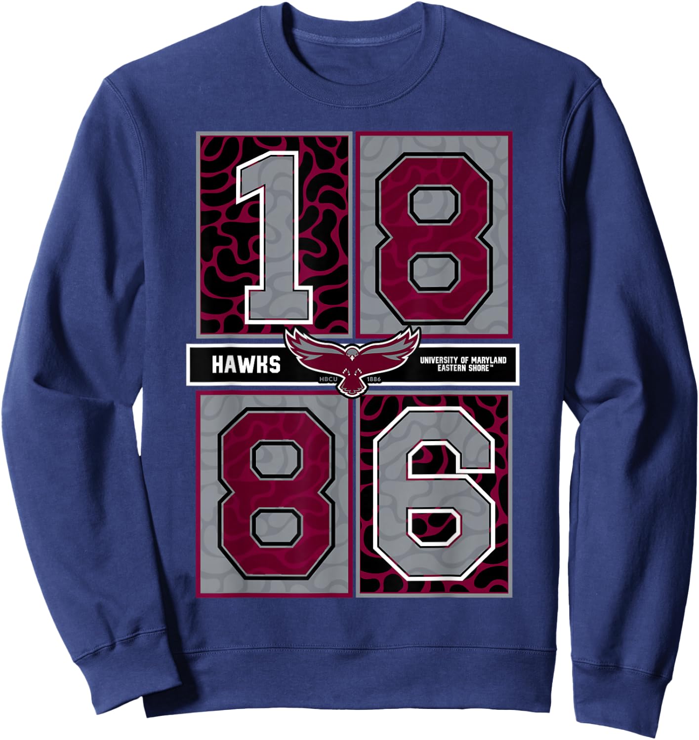 University of Maryland Eastern Shore - Concrete Date UMES Sweatshirt - Sweatshirt | Navy