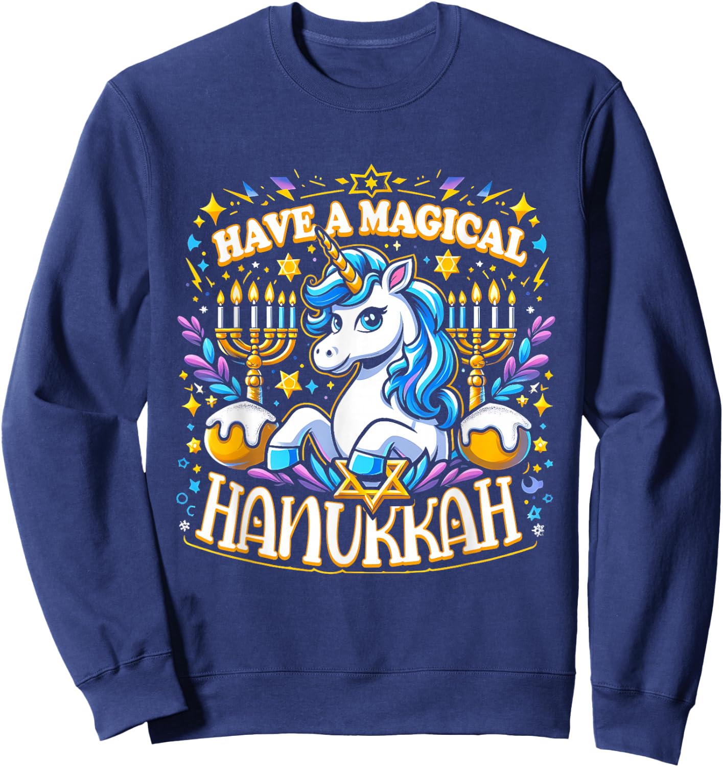 Girls Holiday Sweatshirt - Sweatshirt | Navy
