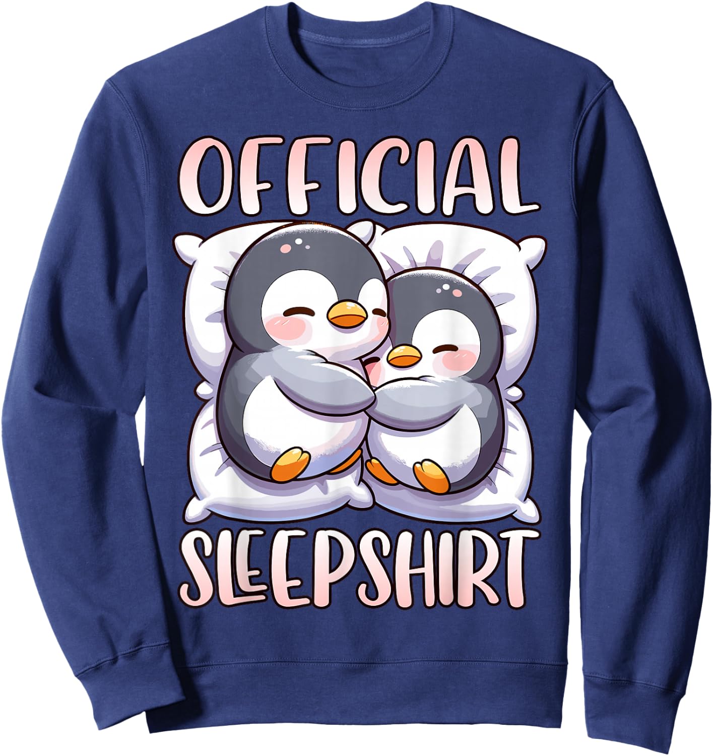 Sleep Penguin, Official Sleepshirt, Nightshirt & Sleeping Sweatshirt - Sweatshirt | Navy