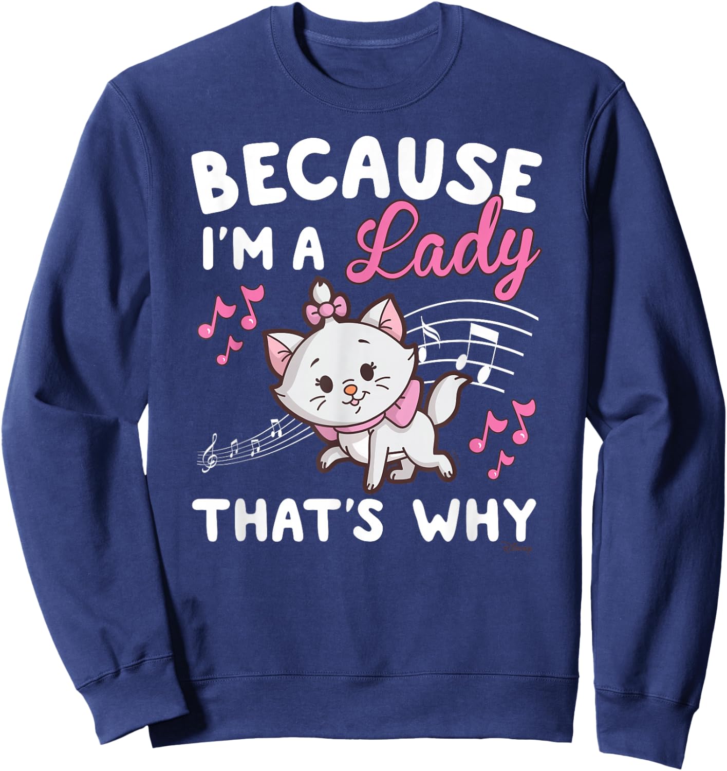 The Aristocats - Because I'm A Lady Marie Sweatshirt - Sweatshirt | Navy