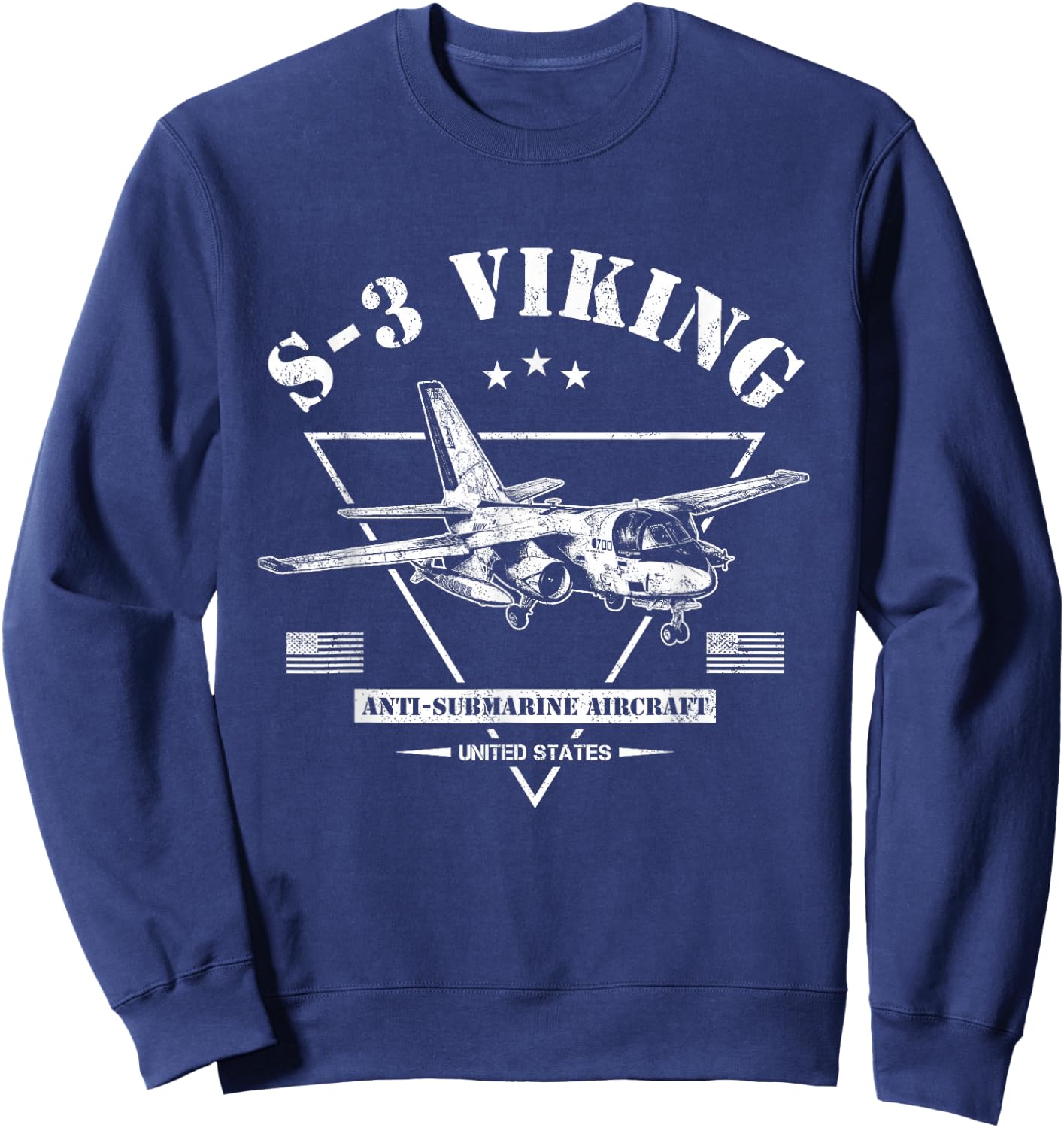 S-3 Viking Aircraft Sweatshirt - Sweatshirt | Navy