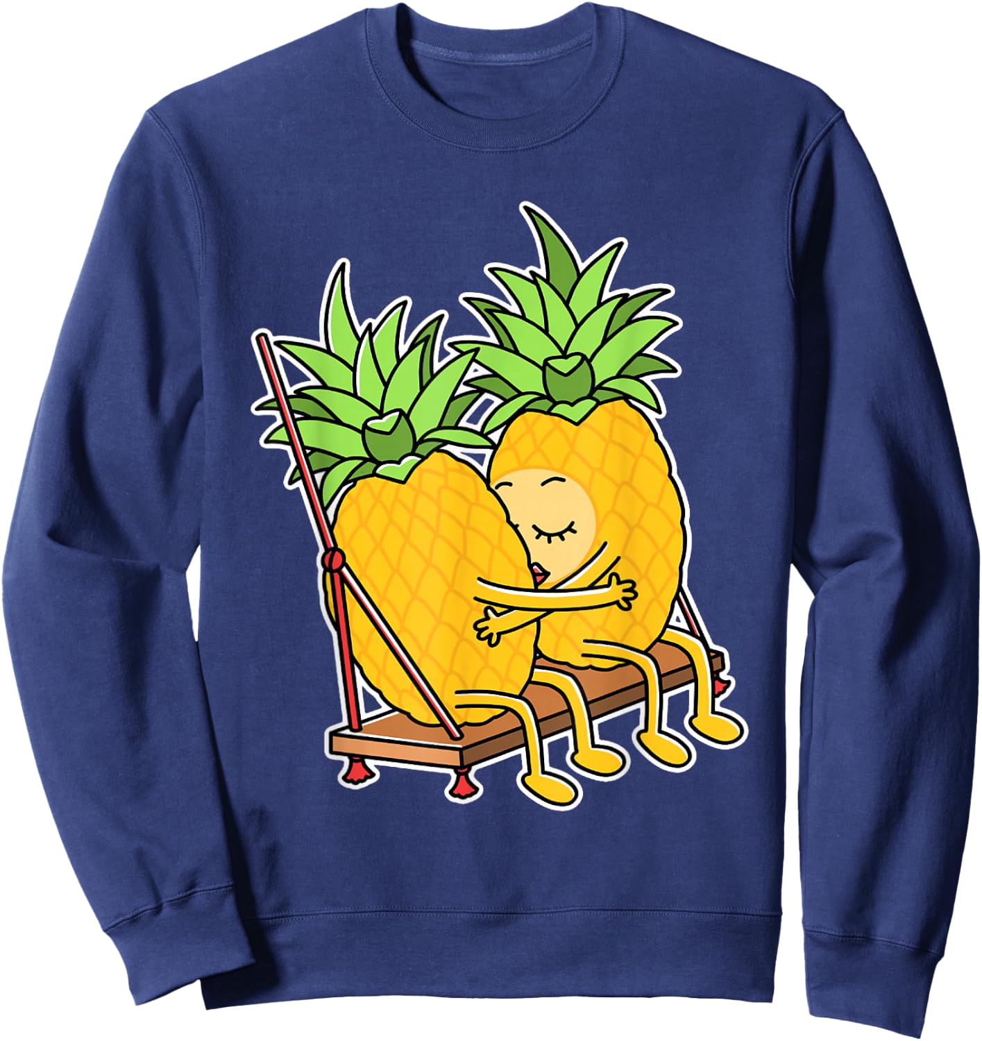 Pineapple Swinging Sweatshirt - Sweatshirt | Navy