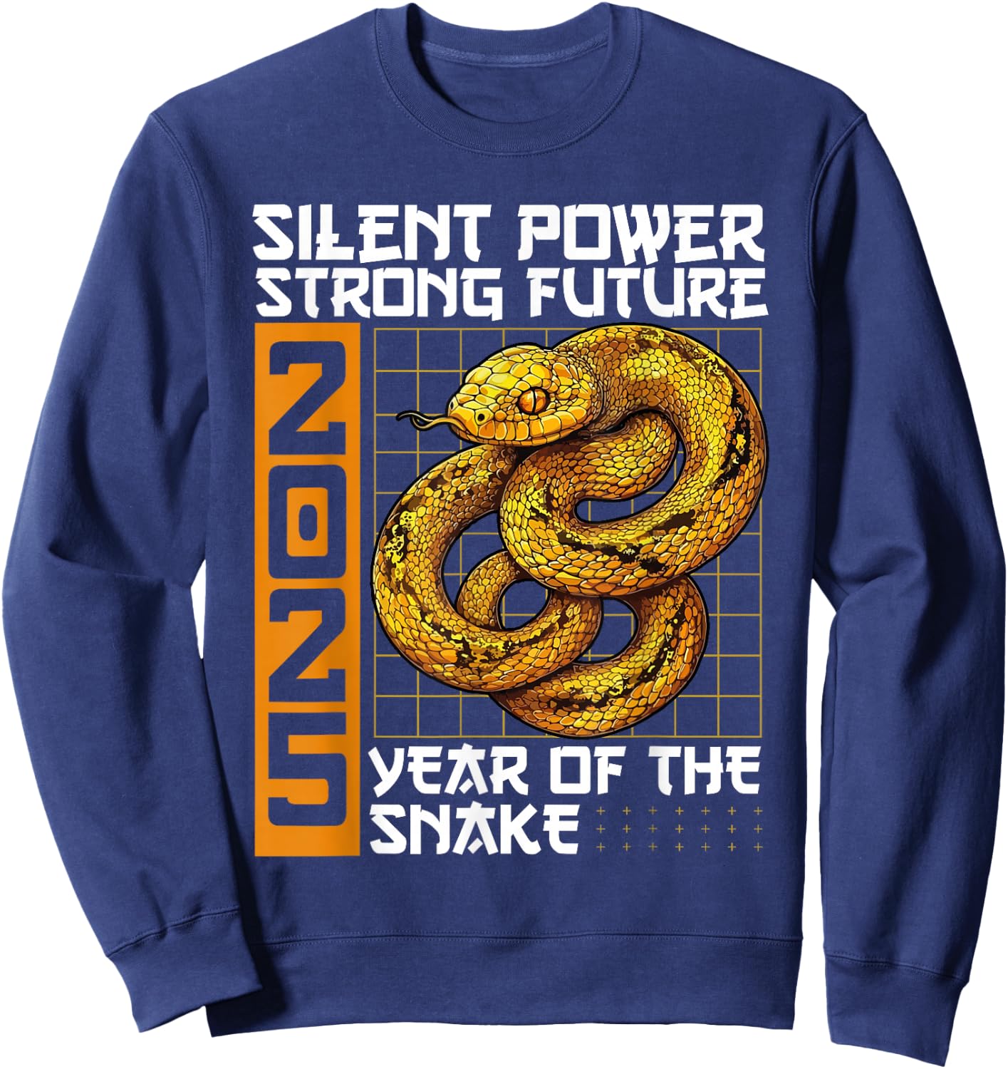 Year Of The Snake Chinese New Year 2025 Sweatshirt - Sweatshirt | Navy