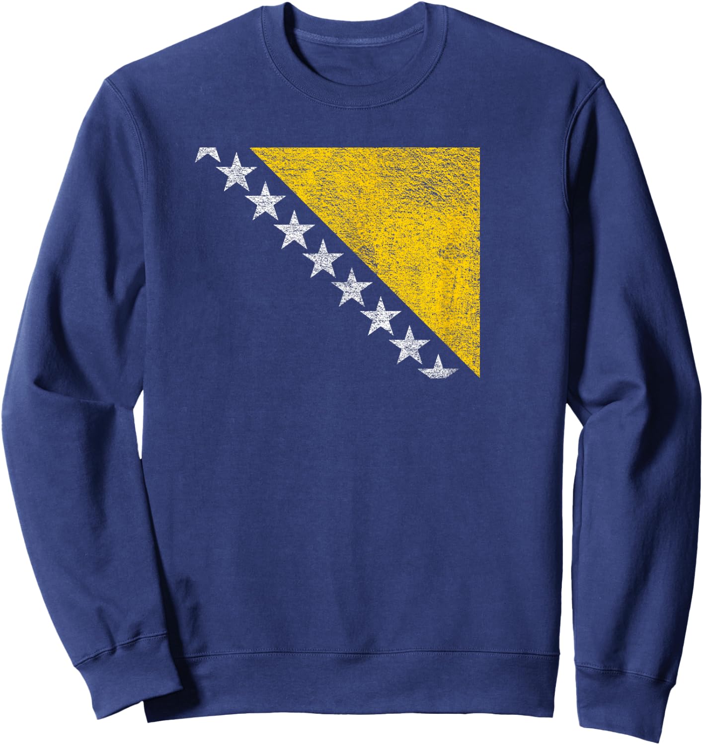 BOSNIEN UND HERZEGOWINA Flagge Sarajevo Yugoslavia Sweatshirt - Sweatshirt | Navy