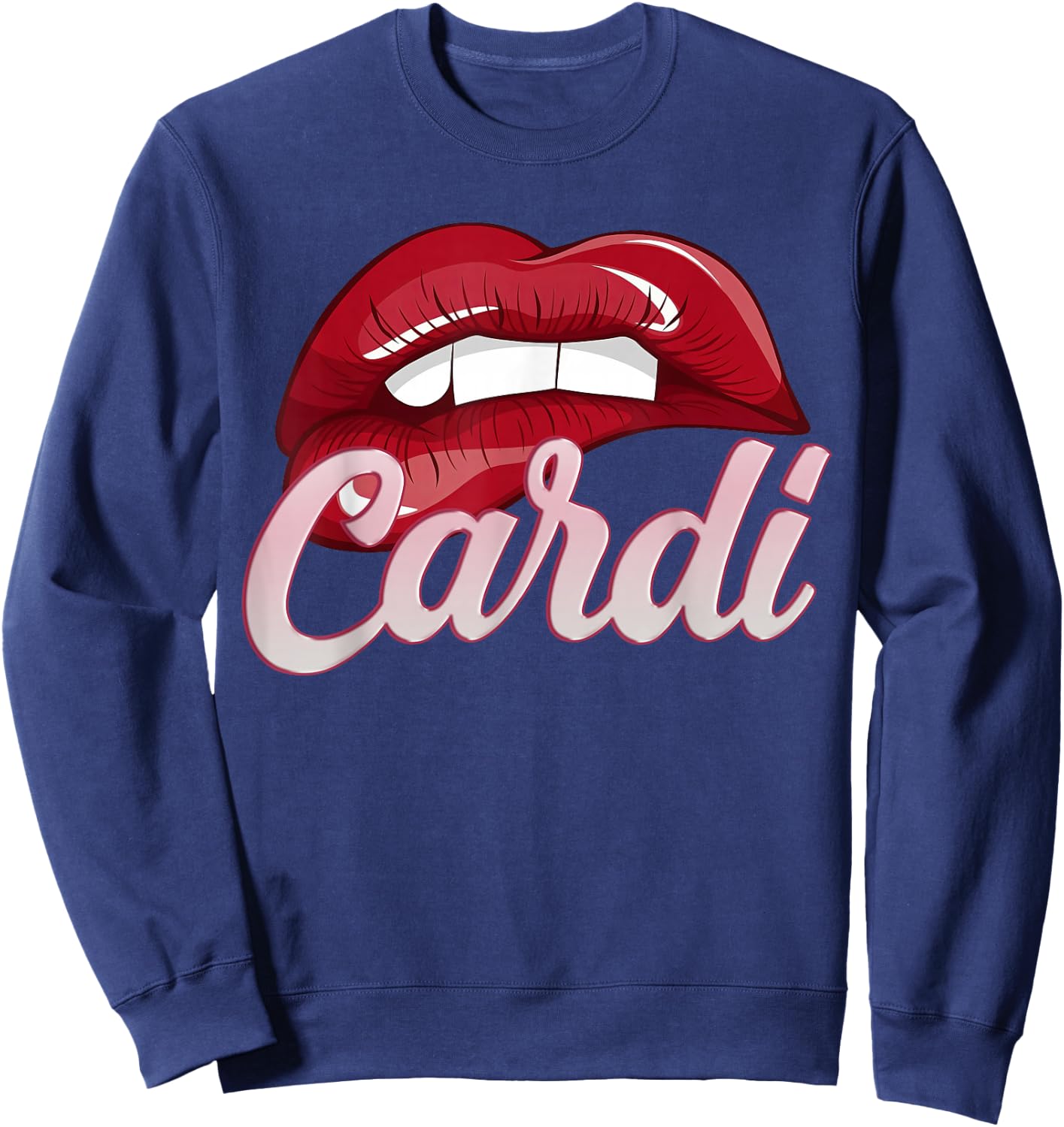 Cardi First Name Birthday Personalized Women Kids Sweatshirt - Sweatshirt | Navy