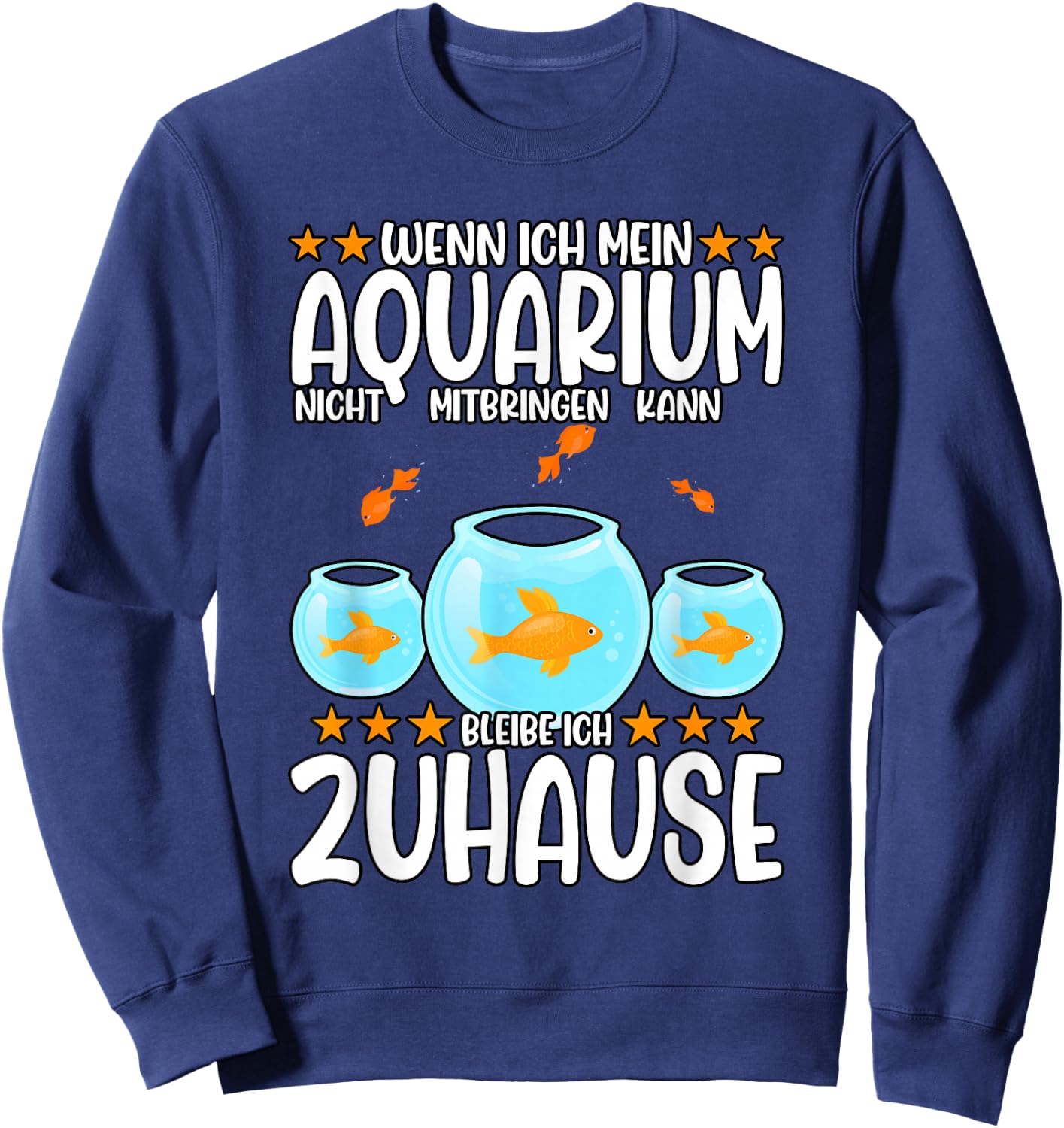 Aquarian , black Sweatshirt - Sweatshirt | Navy