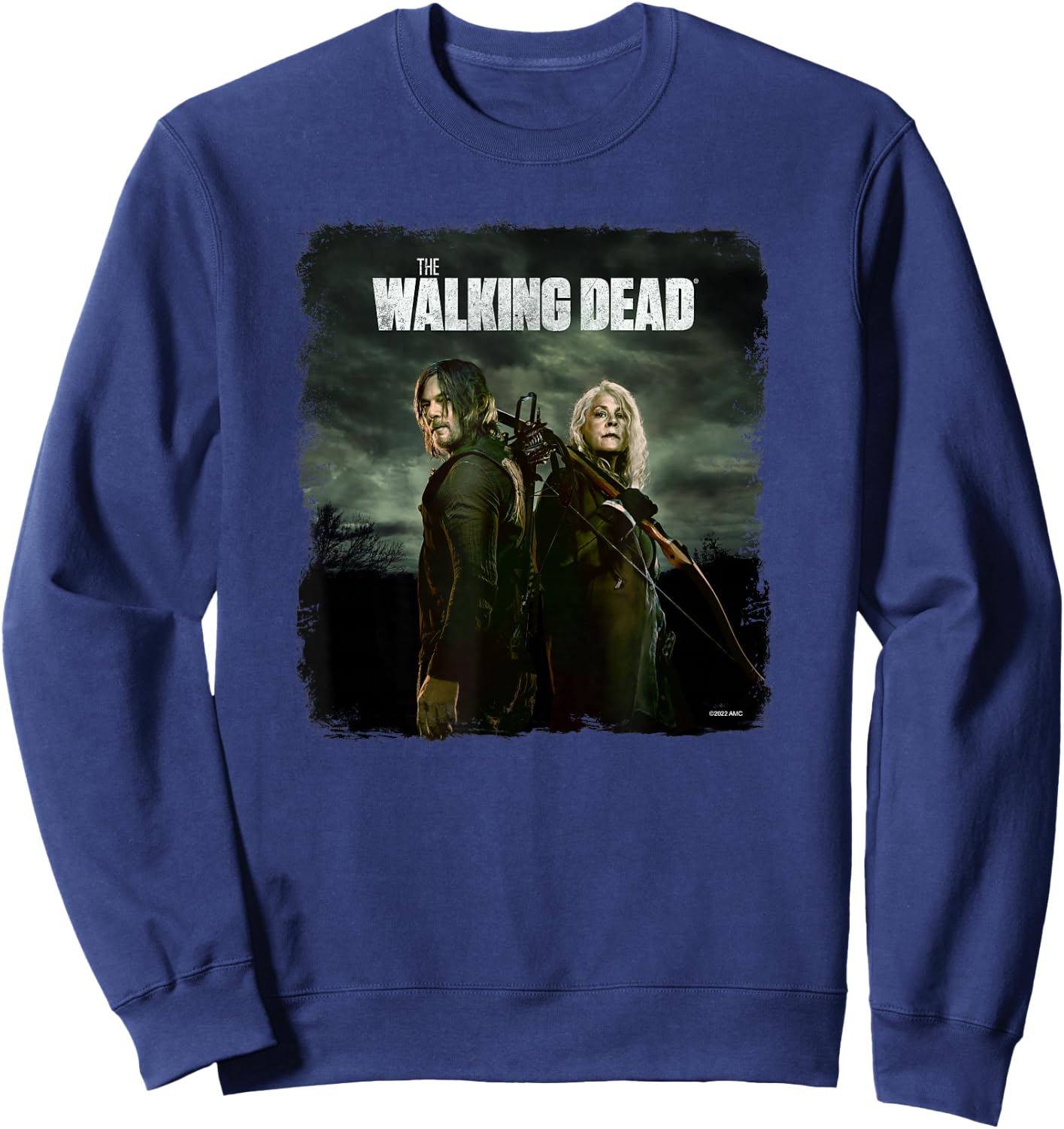 The Walking Dead Daryl and Carol Season 11 , black, s Sweatshirt - Sweatshirt | Navy