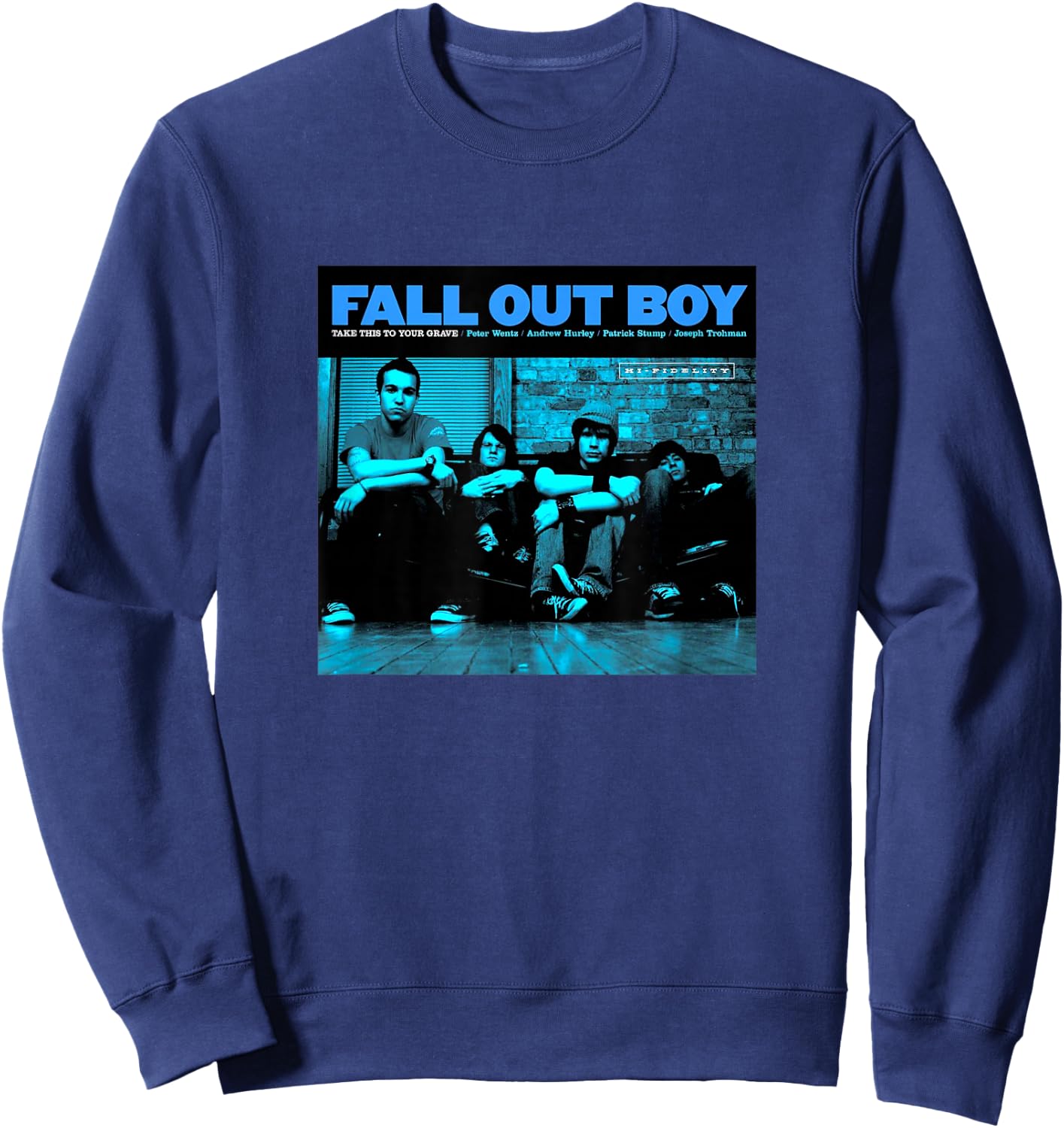 Fall Out Boy - Take This To Your Grave Sweatshirt - Sweatshirt | Navy