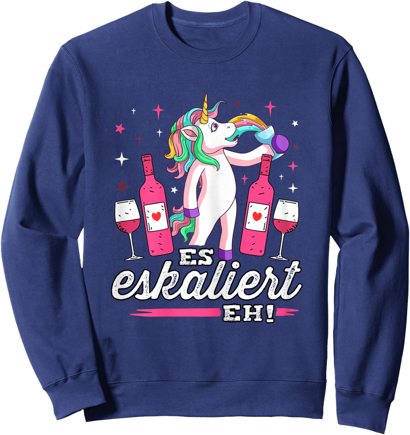 Women's Unicorn Costume It Escalates Deer Malle Party Outfit Women JGA , black Sweatshirt - Sweatshirt | Navy