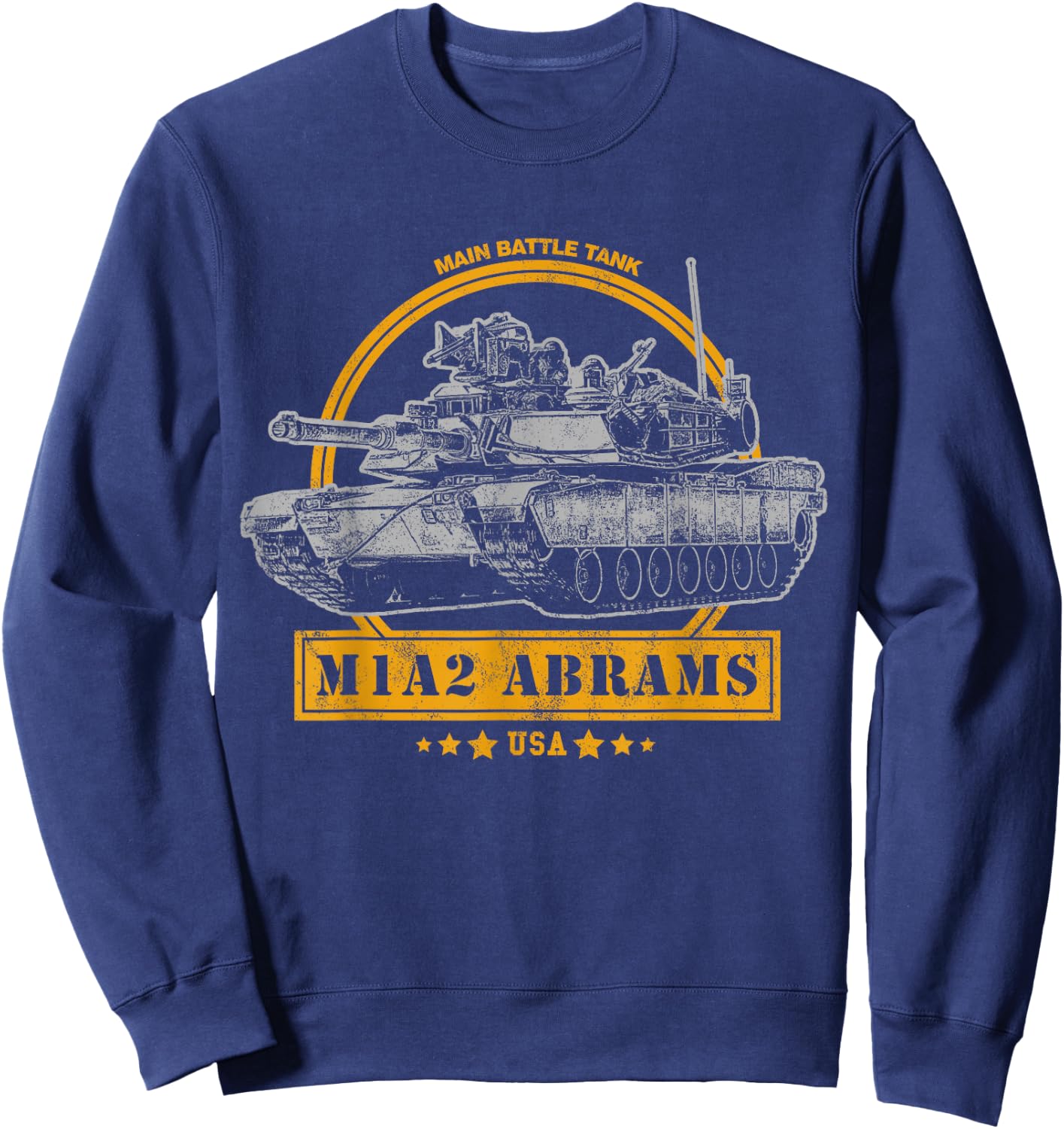 M1A2 Abrams Tank Sweatshirt - Sweatshirt | Navy