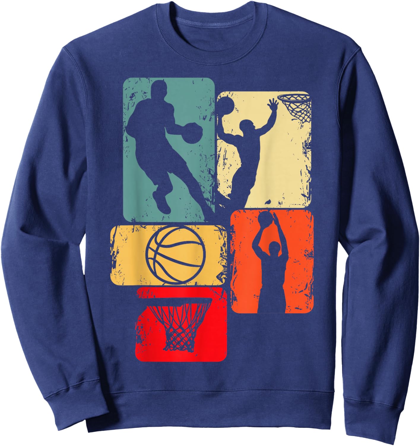 Basketball Basketball Children's Boys Men's , black Sweatshirt - Sweatshirt | Navy