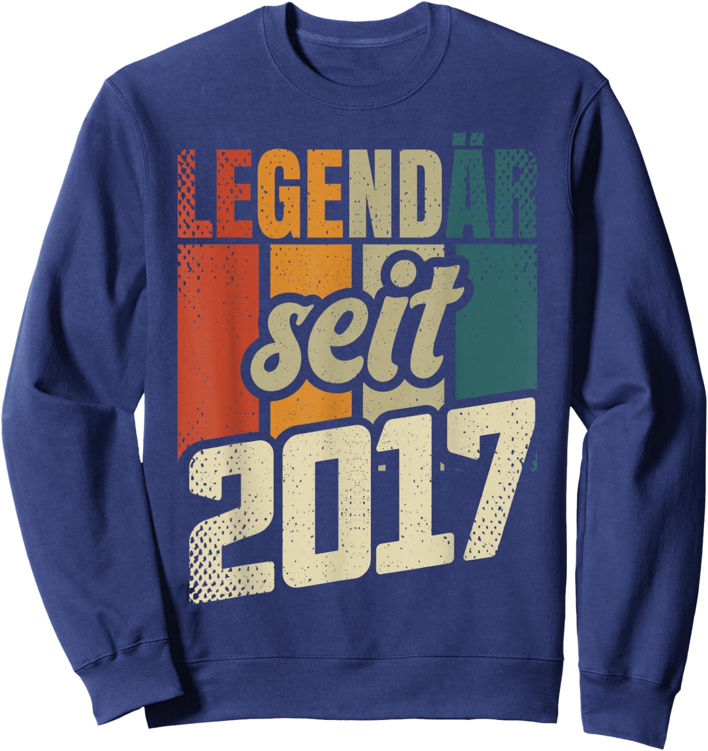 9. Geburtstag Junge Mädchen 9 Jahre 2017 Geschenk Lustig Sweatshirt - Sweatshirt | Navy