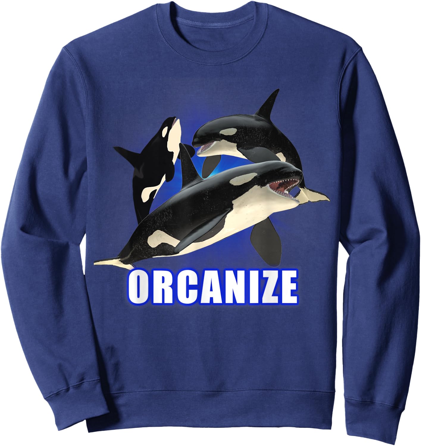 ORCANIZE Orcas Organzie Support Sweatshirt - Sweatshirt | Navy